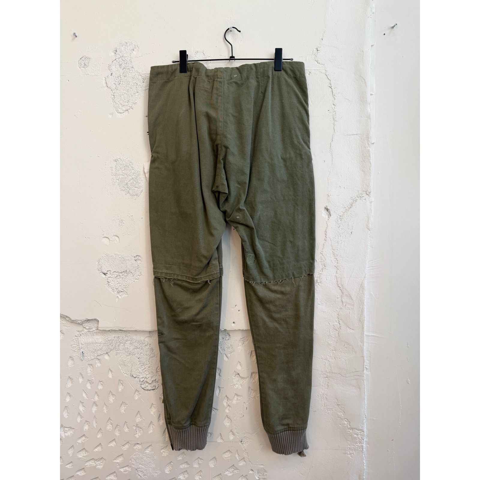 Greg Lauren Greg Lauren SAMPLE Flower Patchwork Zip Army Cargo Pants Size US 34 / EU 50 - 3 Thumbnail