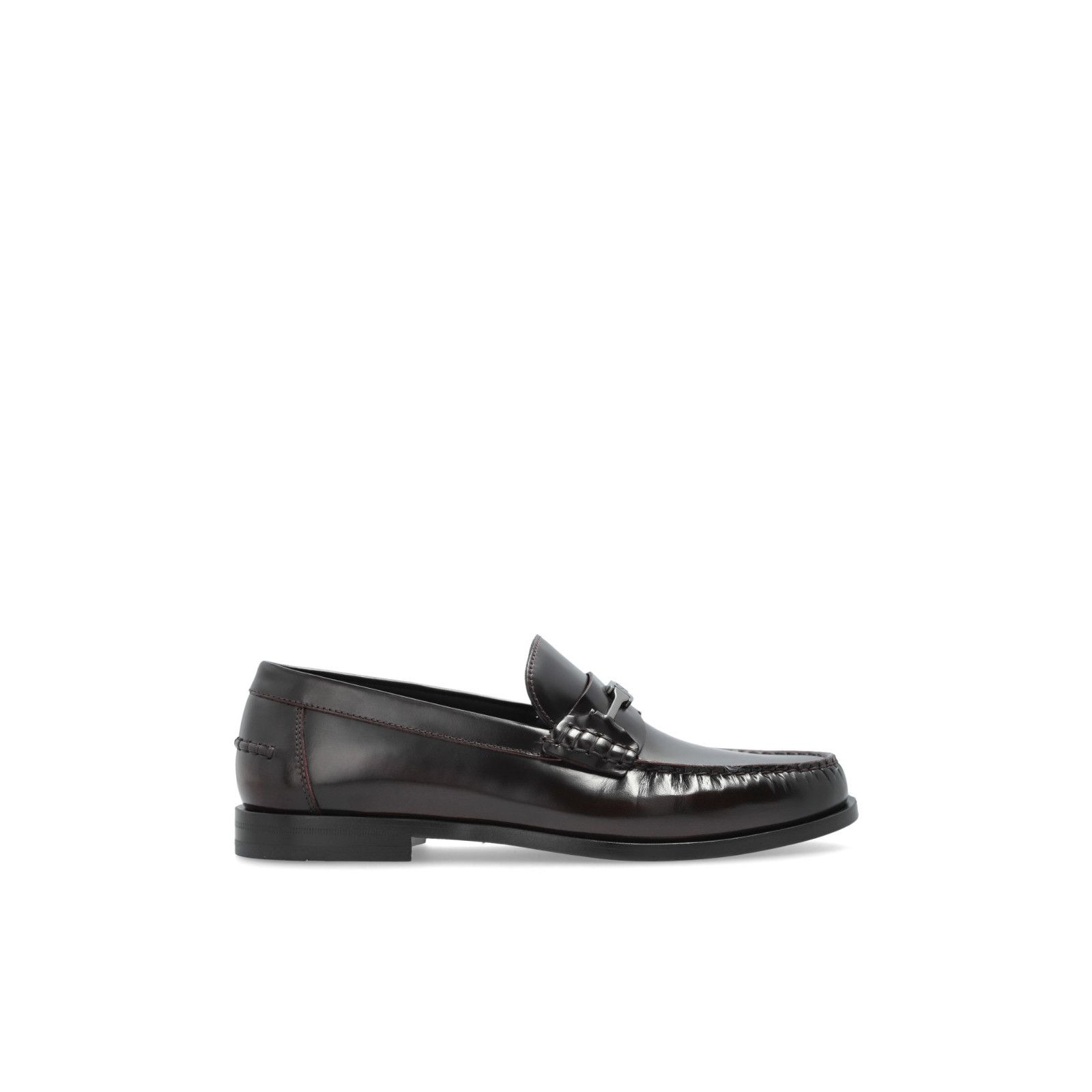FERRAGAMO Harry Man Black Leather Loafers New & Authentic (M