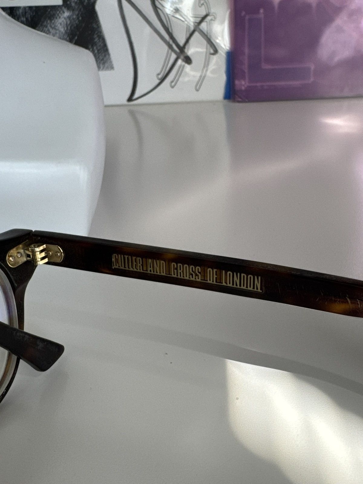Cutler and Gross Cutler and Gross Handmade in Italy Tortoise Optical Glasses Size ONE SIZE - 8 Thumbnail