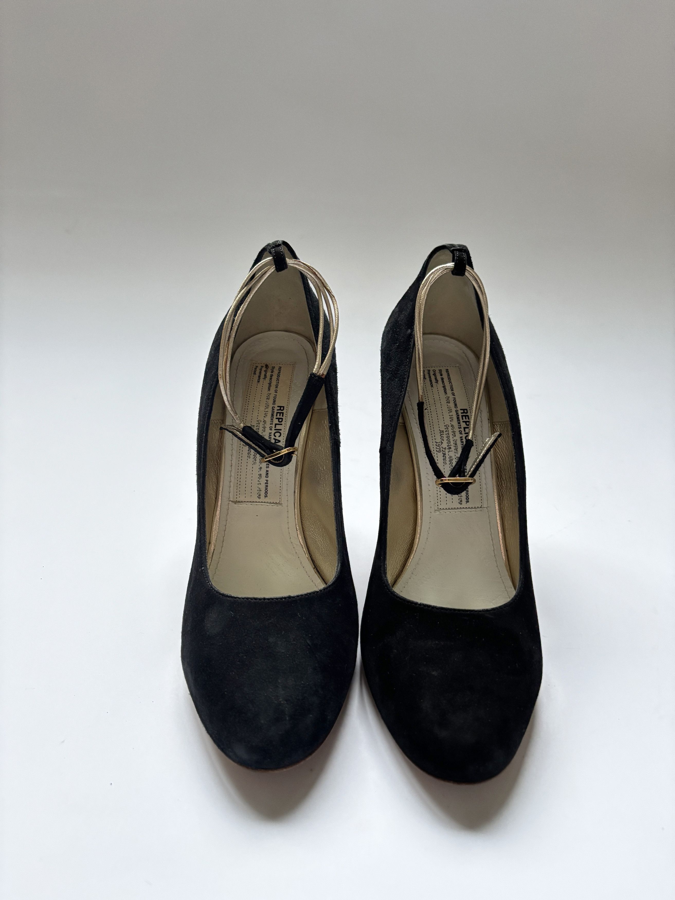 Maison Margiela ⚡️QUICK SALE⚡️Maison Margiela Replica Black Heeled Pumps Size US 8.5 / IT 38.5 - 3 Thumbnail