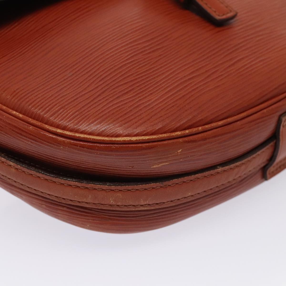 Louis Vuitton LOUIS VUITTON Epi Jeune Fillemm Shoulder Bag Brown M52153 Size ONE SIZE - 11 Thumbnail