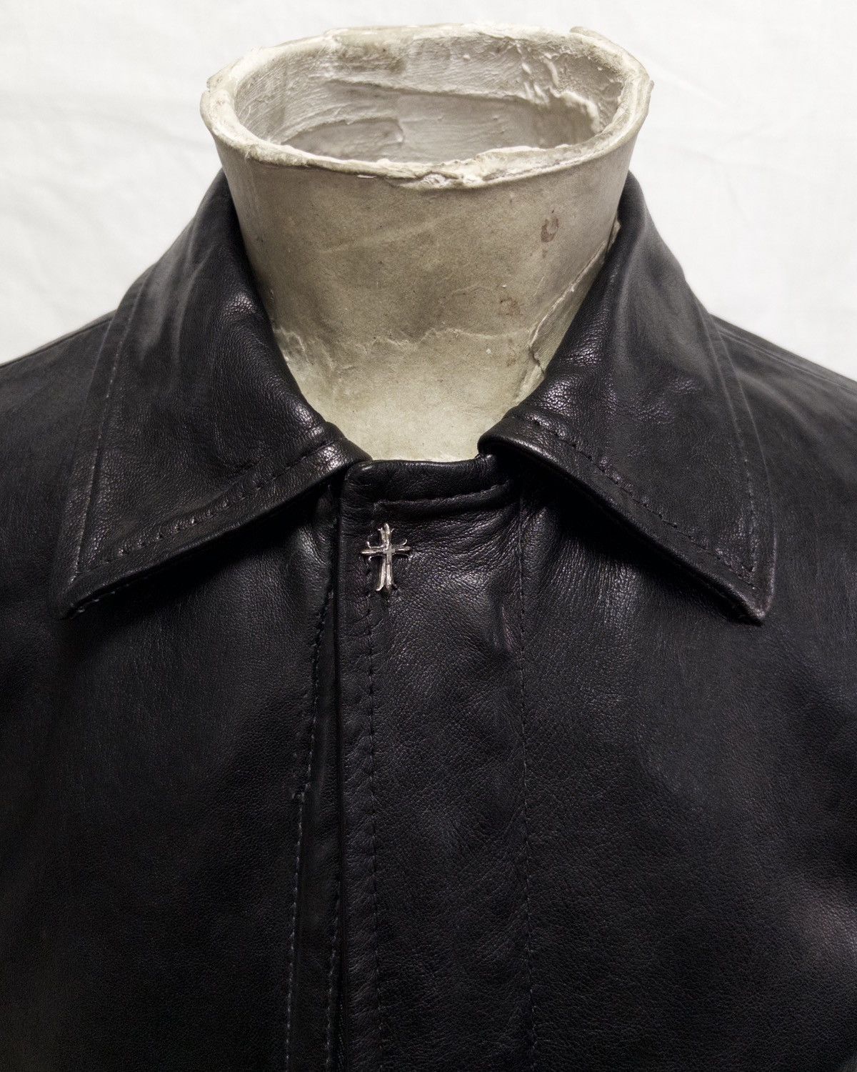 Handmade Semi gloss foiled lamb leather jacket+ sterling silver Size US S / EU 44-46 / 1 - 4 Thumbnail