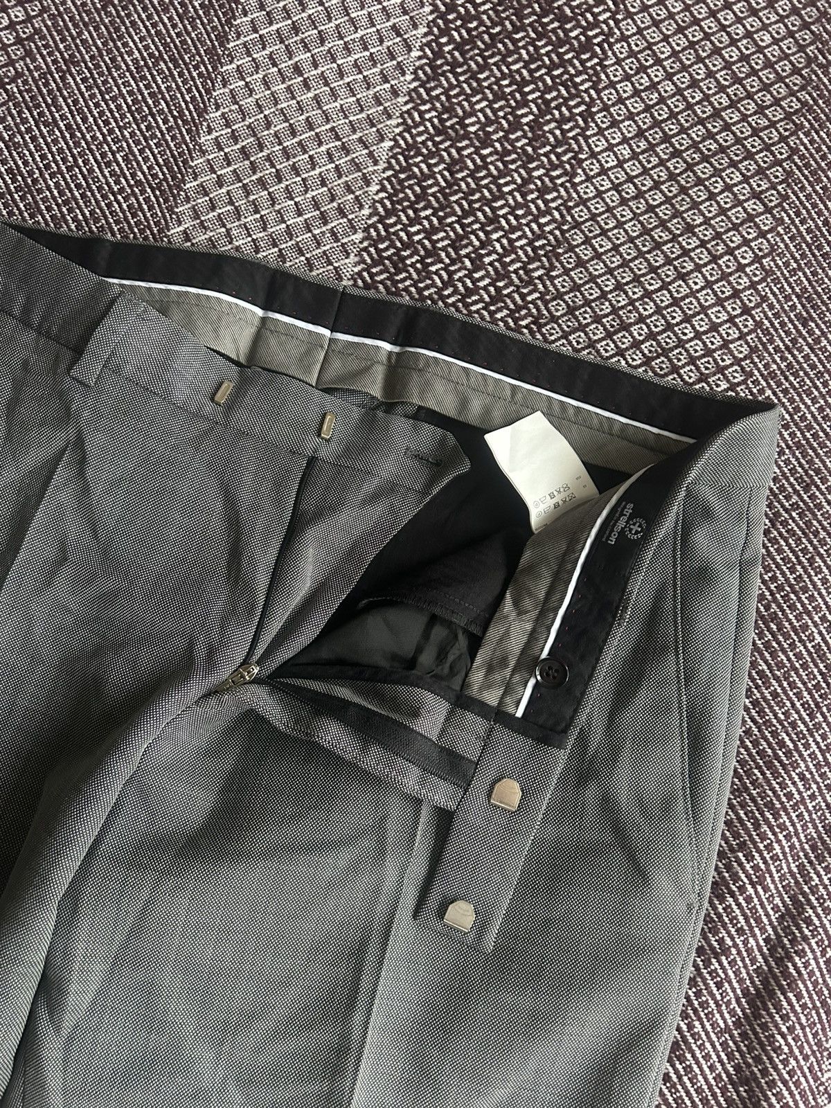 Strellson Strellson Wool Mens Suit 2 Button Solid Style Size 48 Luxury Size 38R - 20 Thumbnail
