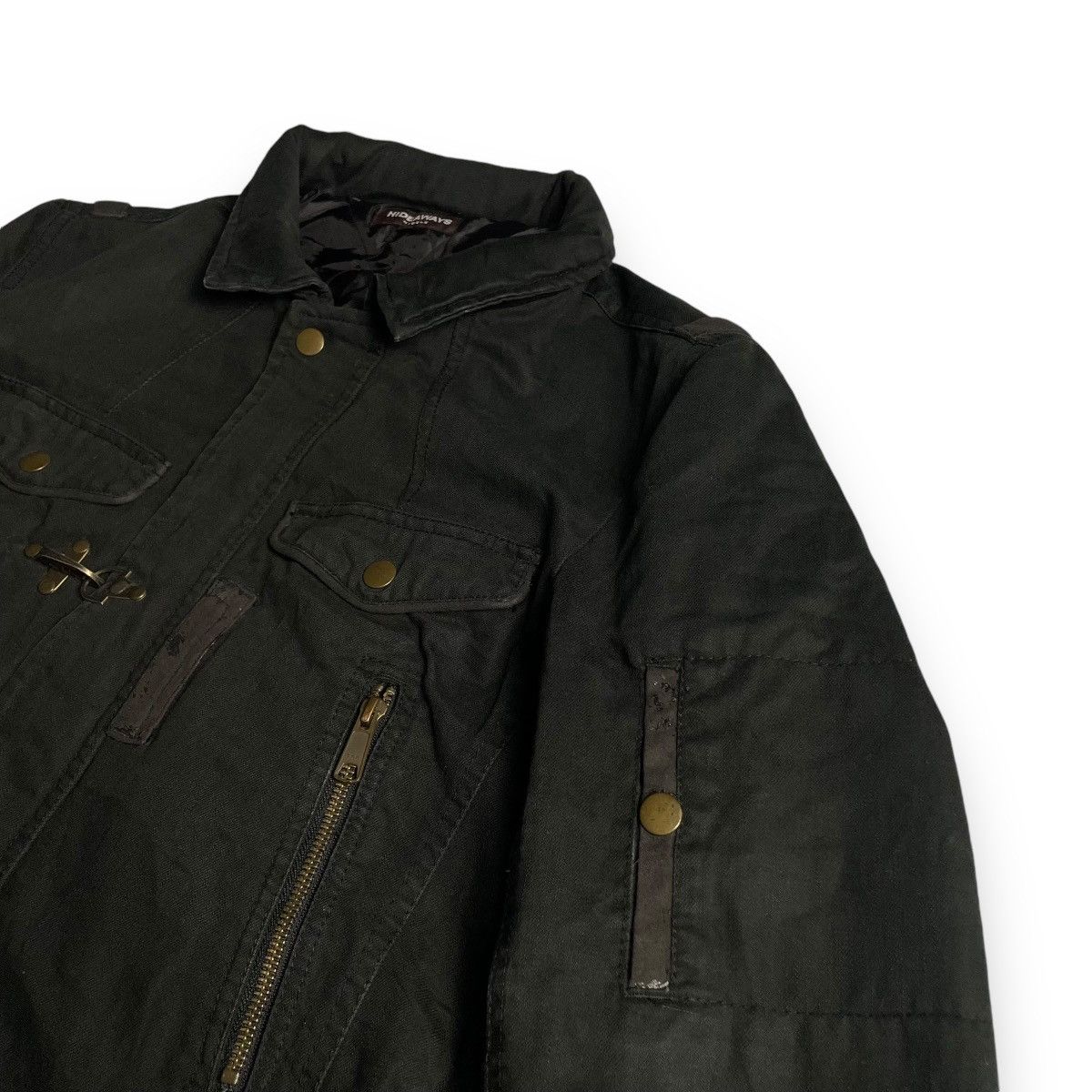 If Six Was Nine 🇯🇵 HIDEAWAYS MULTIPOCKET PUNK GOTHIC PARKA JACKET Size US M / EU 48-50 / 2 - 6 Thumbnail