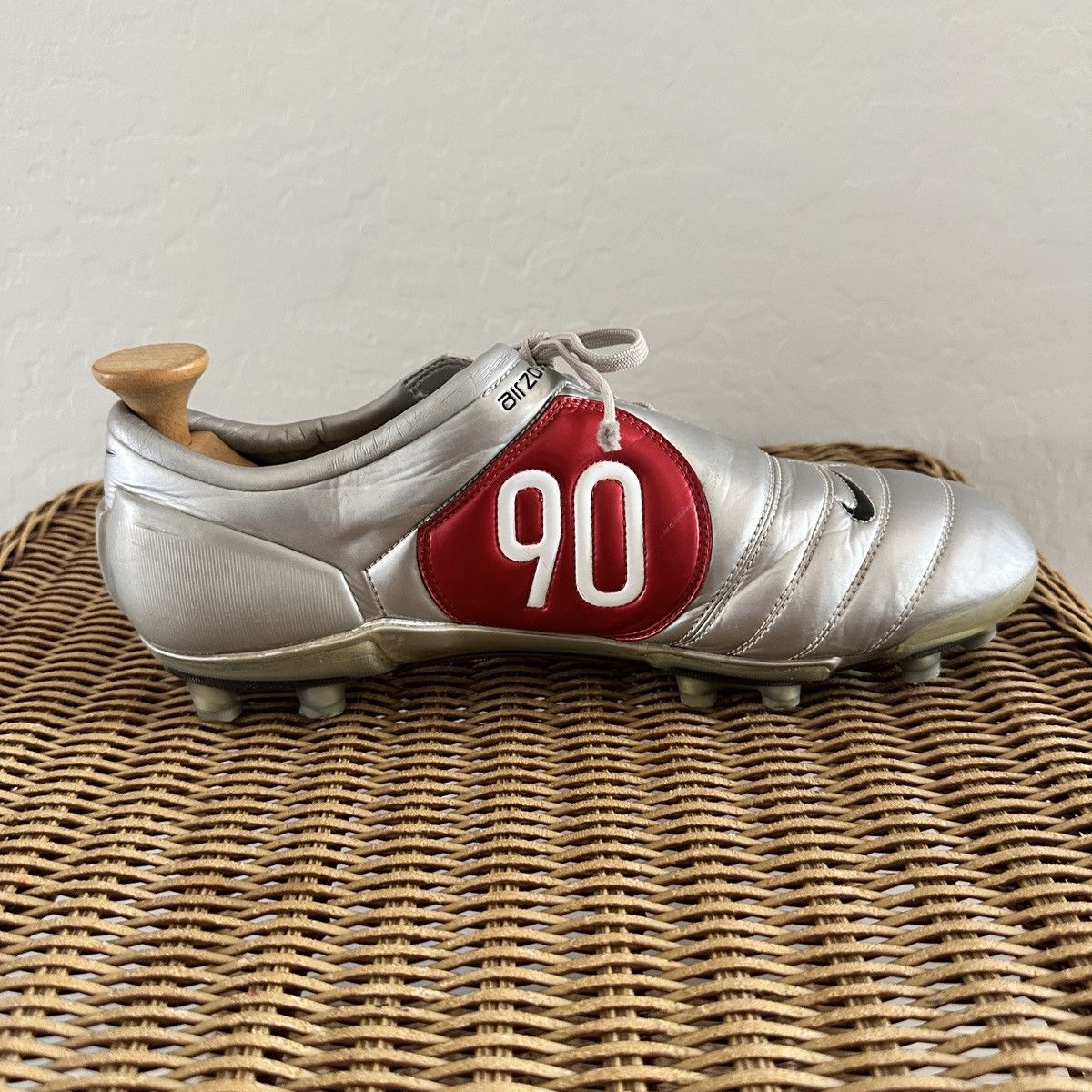 Nike Nike Total 90 Air Zoom FG Silver US12 Boots Cleats Italy Size US 12 / EU 45 - 11 Thumbnail