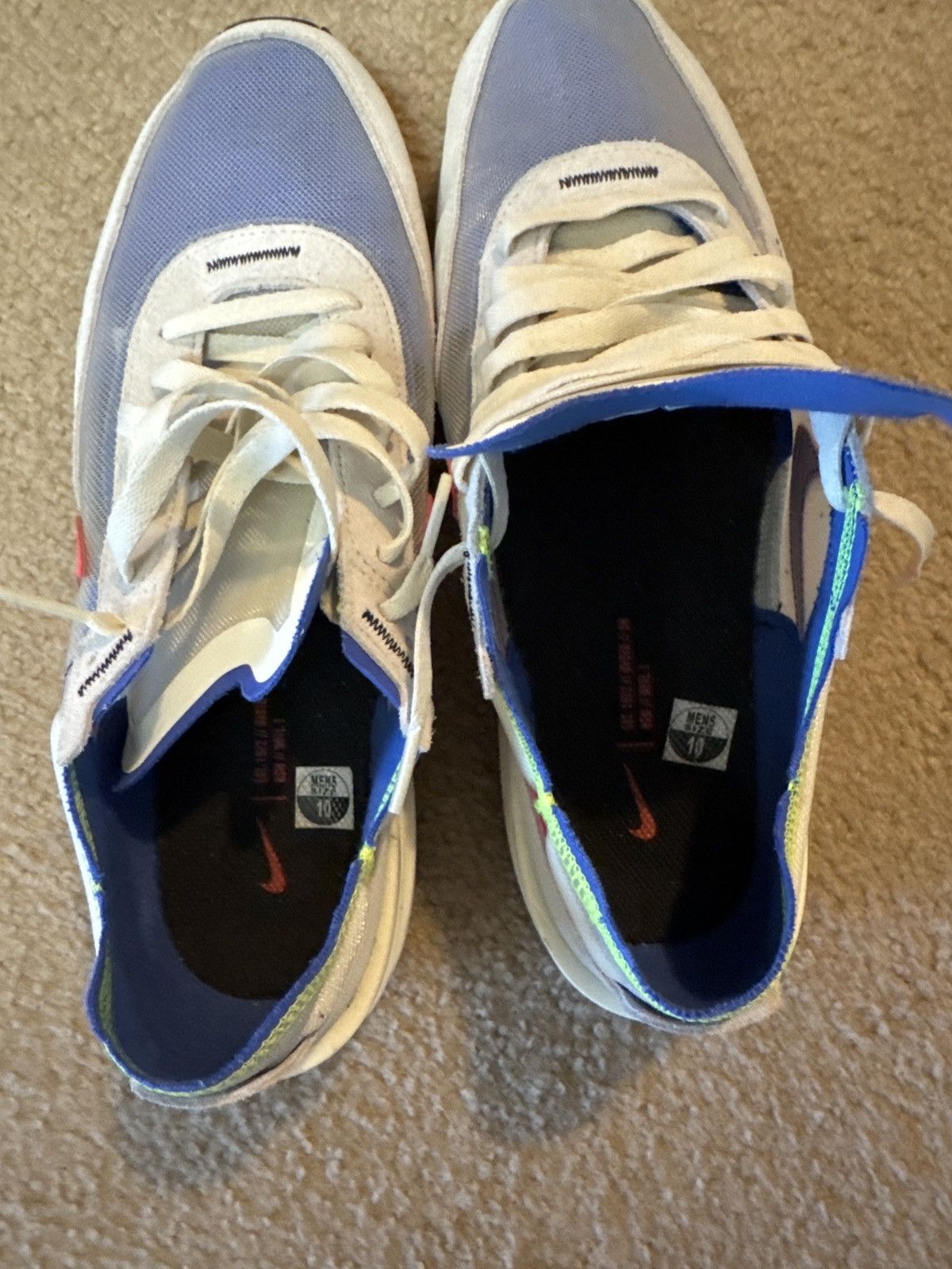 Nike 2021 Waffle One 'Coconut Milk Crimson Royal' SZ.10 Size US 10 / EU 43 - 2 Thumbnail