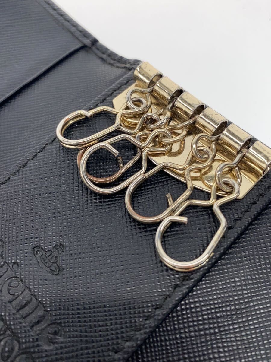 Vivienne Westwood Orb Logo Leather Cardholder Keychain Size ONE SIZE - 5 Thumbnail