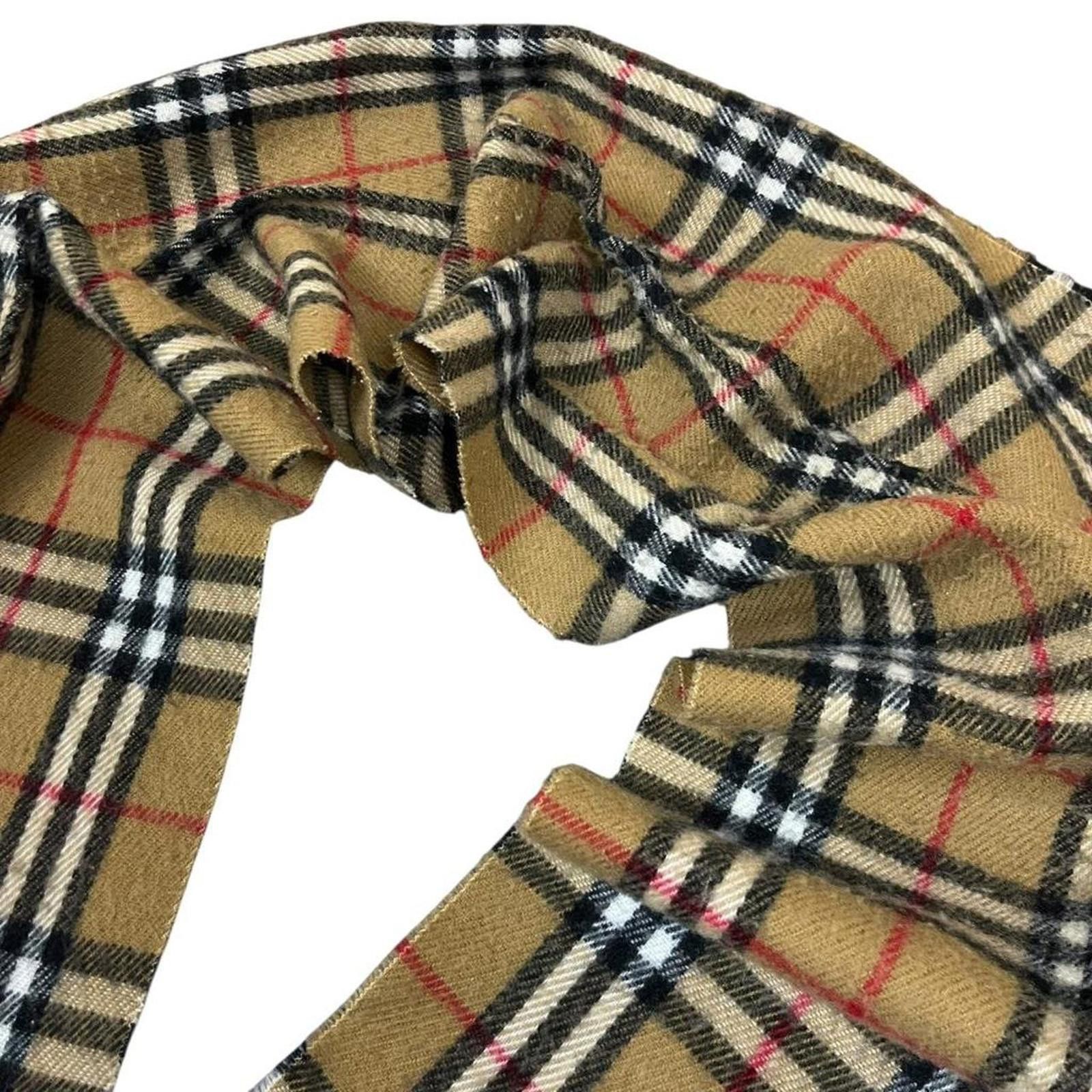 Burberry Burberry Nova Check Scarf Beige Size ONE SIZE - 3 Thumbnail