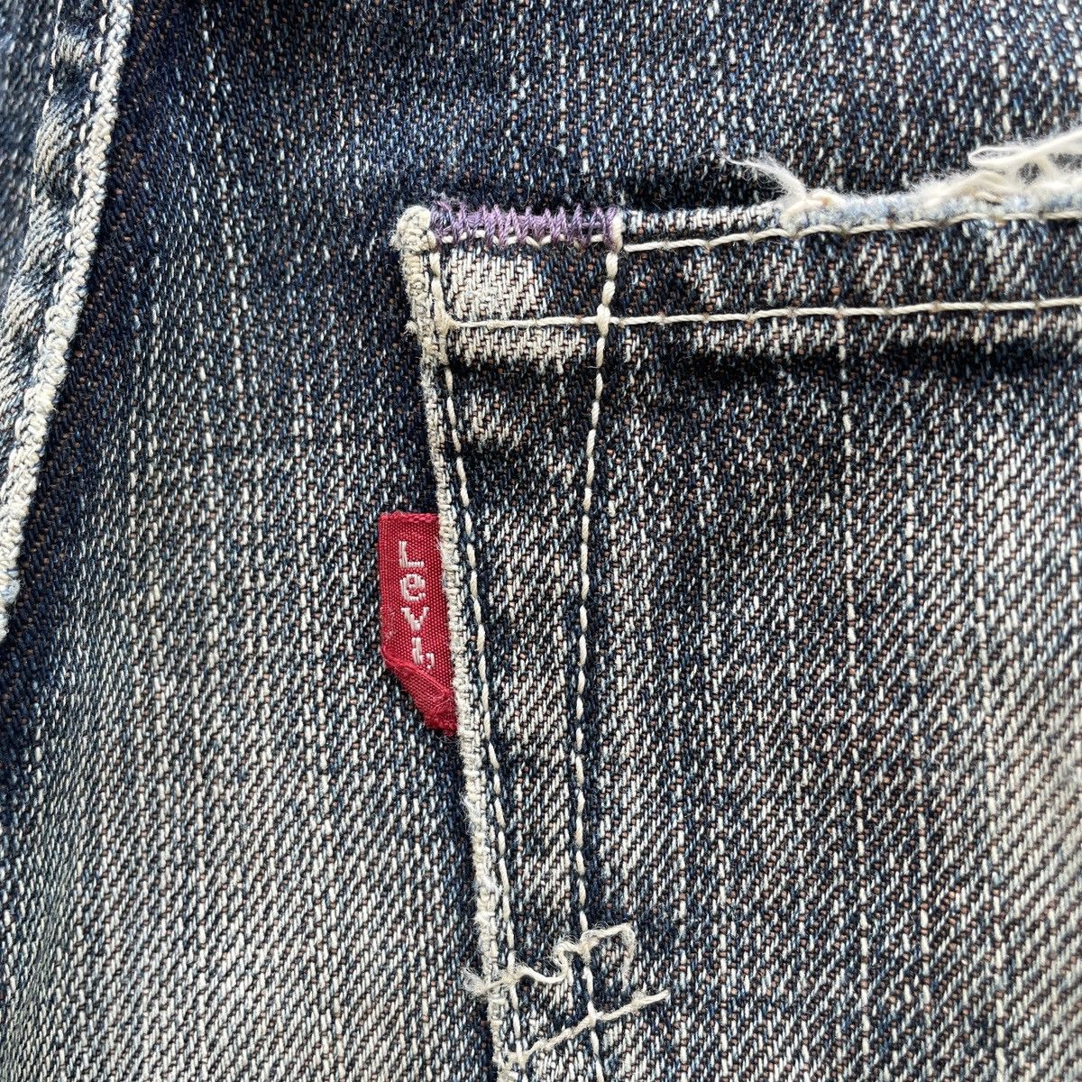 Jean × Levi's × Vintage Vintage Levi’s Faded Jeans Pants Denim W32x31.5 Size US 32 / EU 48 - 11 Thumbnail