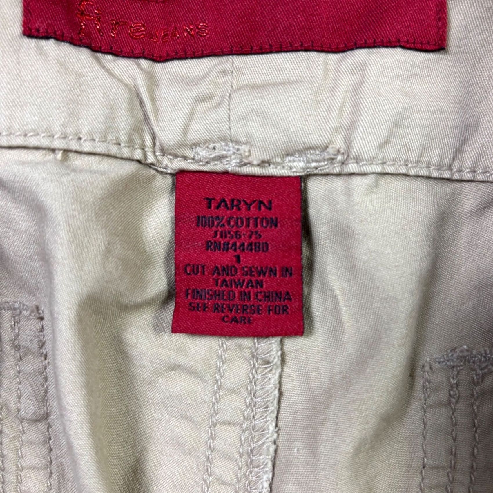 Vintage VINTAGE Fire Jeans Taryn Cargo Pants Women Tan Drawstring Ruched Leg Size 1 Modernized for Search Size 25" / US 0 / IT 36 - 4 Thumbnail