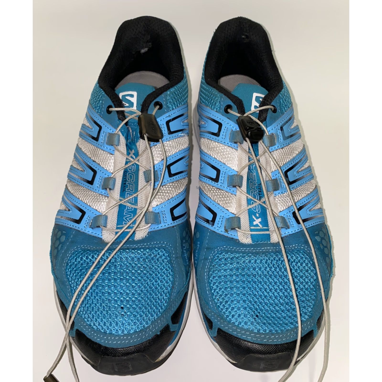Salomon SALOMON X-Scream Women City Trails Low Top Running Shoes Blue Sz 10 US 10 UK 8.5 Athletic City Trail Womens Shoes Size M / US 6-8 / IT 42-44 - 3 Thumbnail