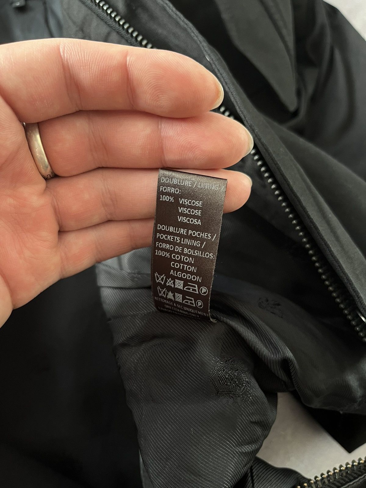 The Kooples The Kooples Jacket Black with Leather Trim size L Size US L / EU 52-54 / 3 - 11 Thumbnail