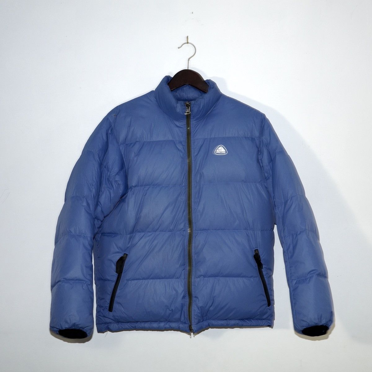 image of Vintage Nike Acg Reversible Puffer Bubble Goose Down Jacket in Blue, Men's (Size Large)