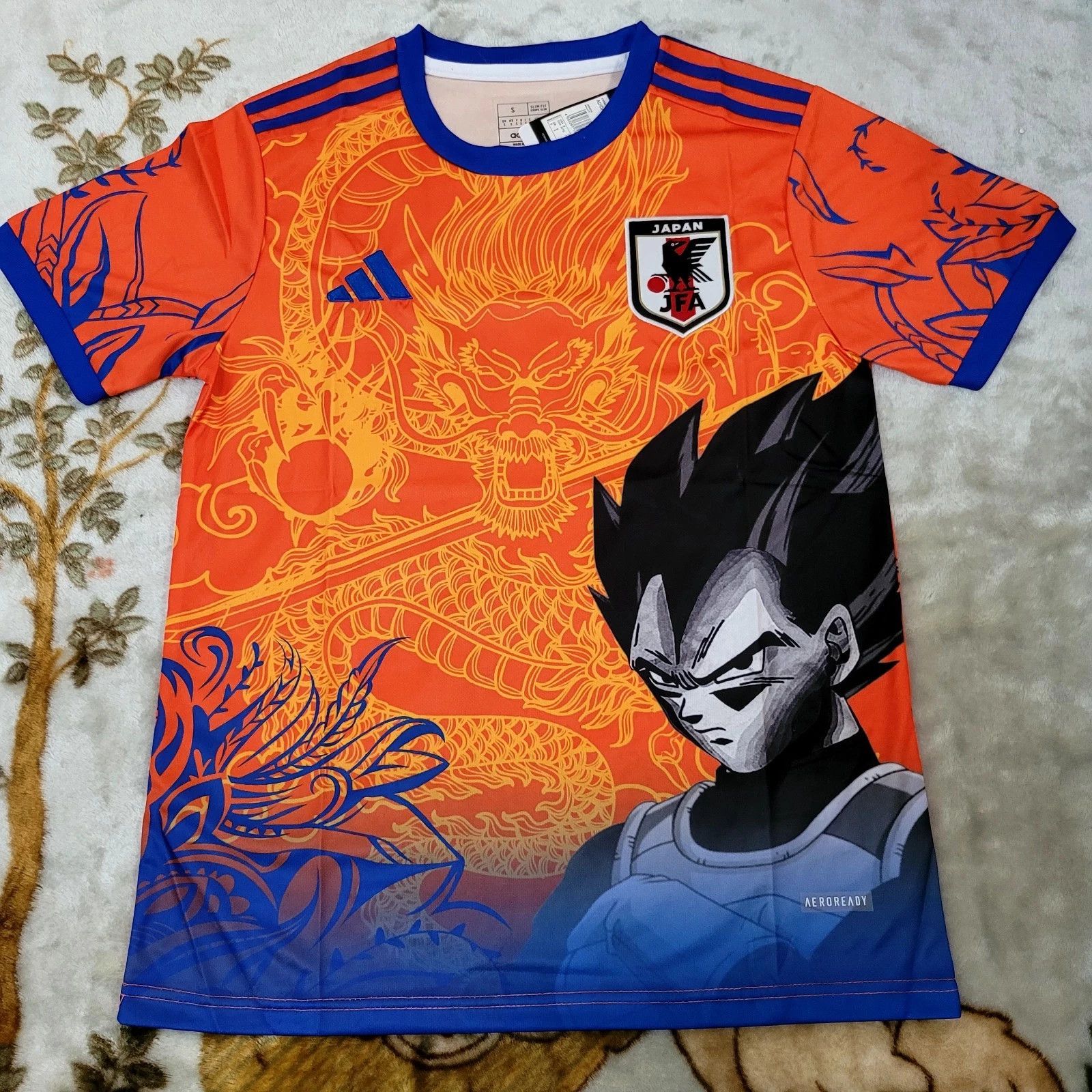 Other Japan Soccer Jersey Anime Saiyan Prince Edition Size US L / EU 52-54 / 3 - 1 Thumbnail