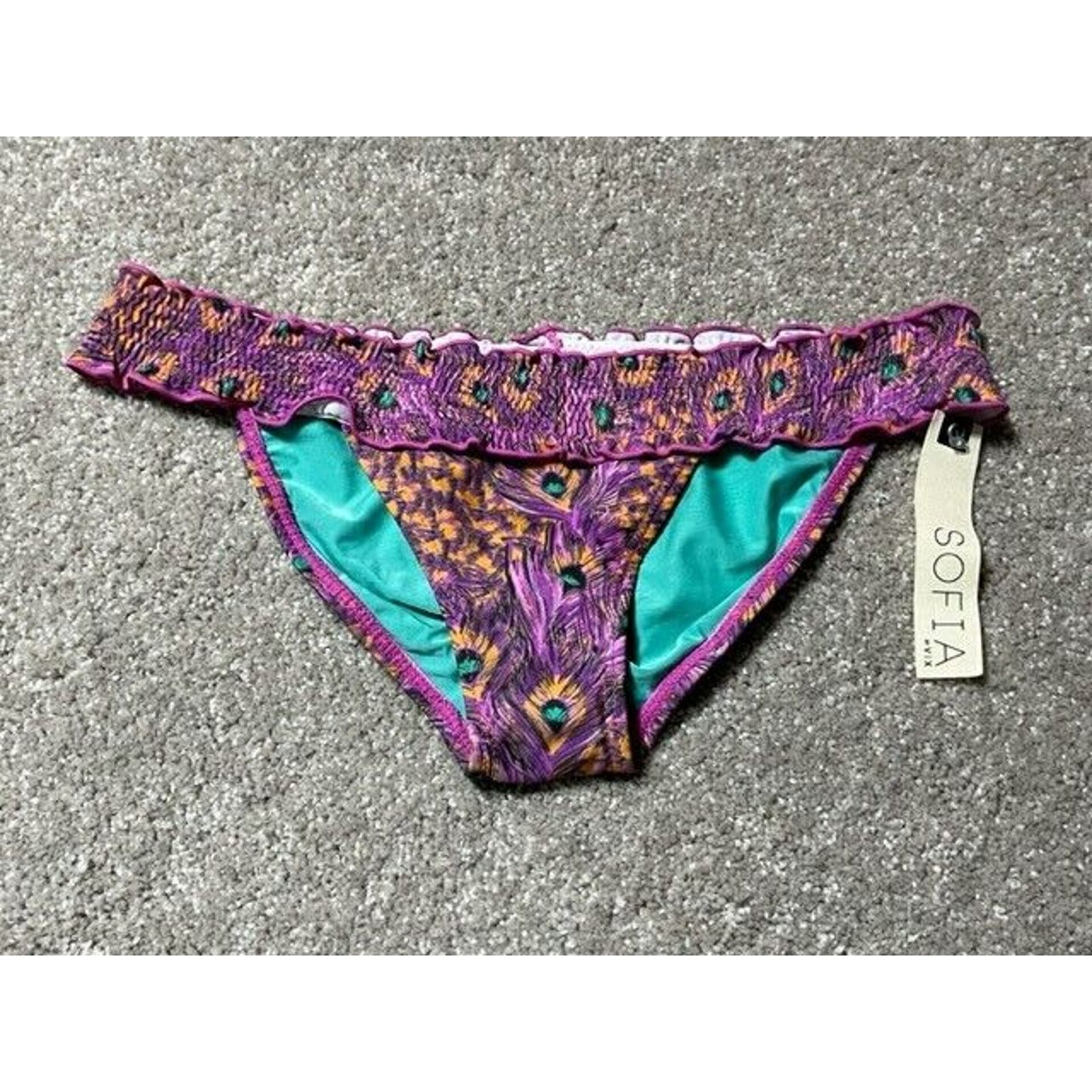 Other Sofia by ViX Peacock Purple Bikini Bottom S San Isidro Swim Size S / US 4 / IT 40 - 1 Thumbnail