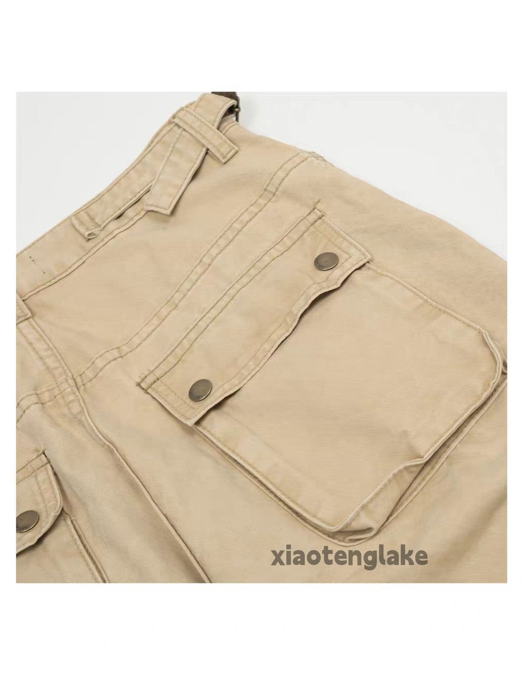Designer Unisex outdoor utility loose baggy skate hiphop cargo pants Size US 30 / EU 46 - 7 Thumbnail