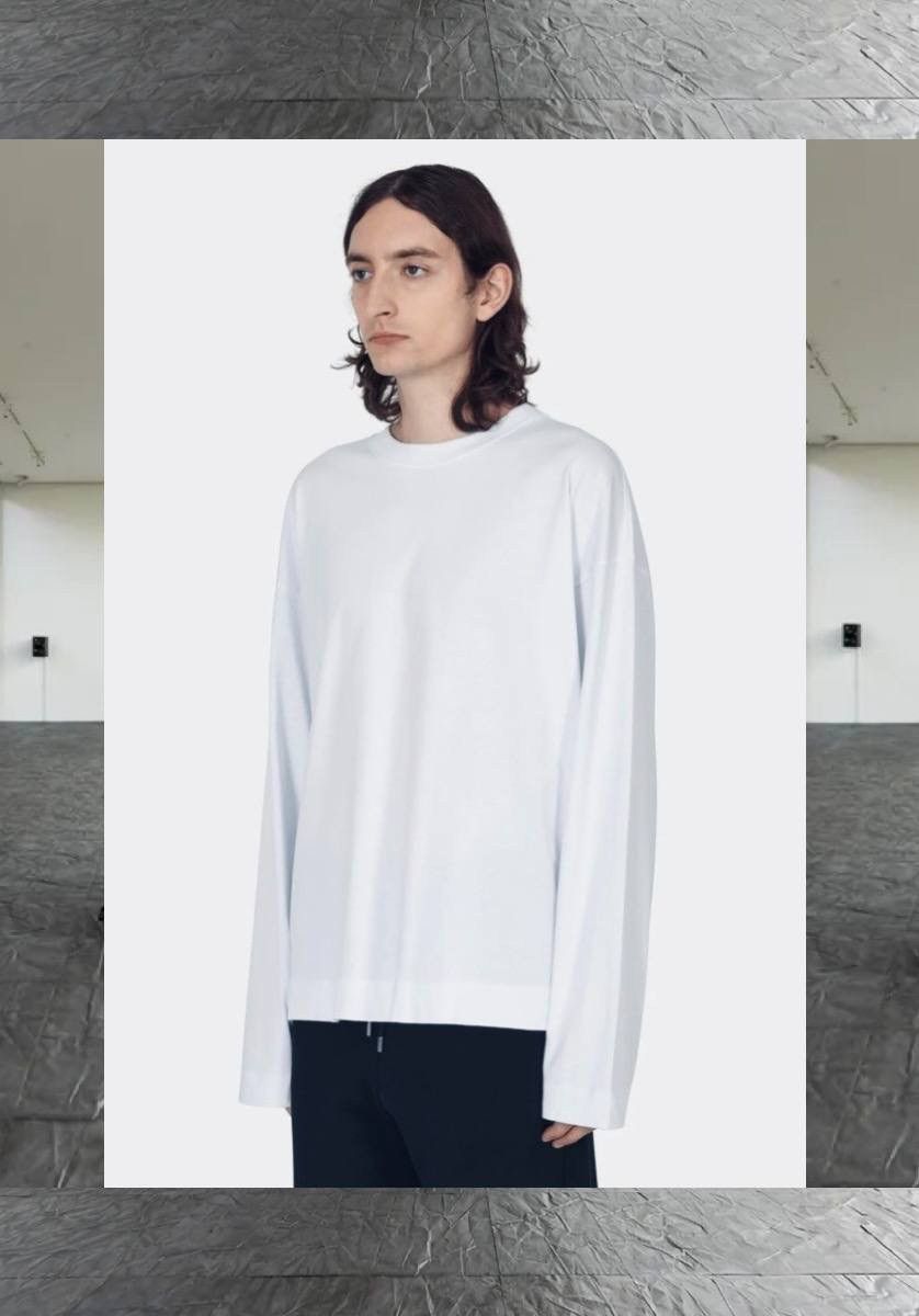 Dries Van Noten Loose Fit Longsleeve T-Shirt White