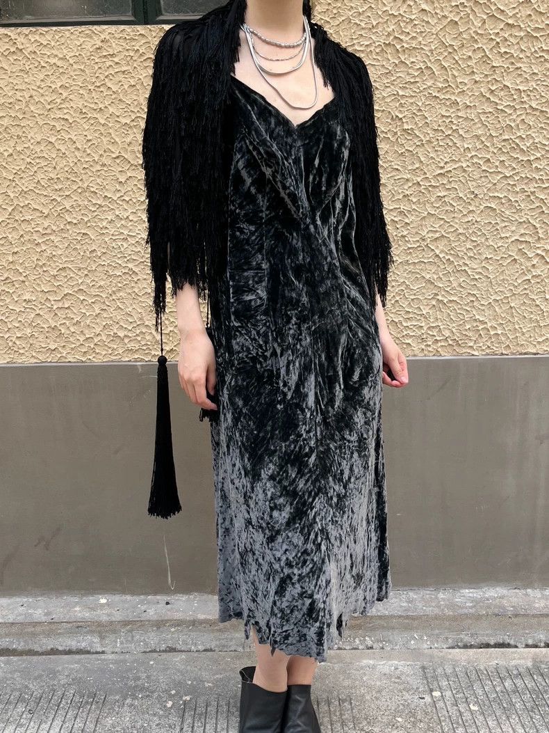 Junya Watanabe Junya Watanabe AD2002 Velvet Long Dress Size M / US 6-8 / IT 42-44 - 1 Thumbnail