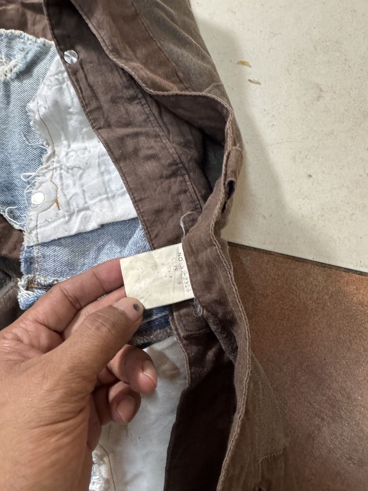 If Six Was Nine × Levi's Jungle Cat x Levis custom hobo style short Size 31" - 2 Thumbnail