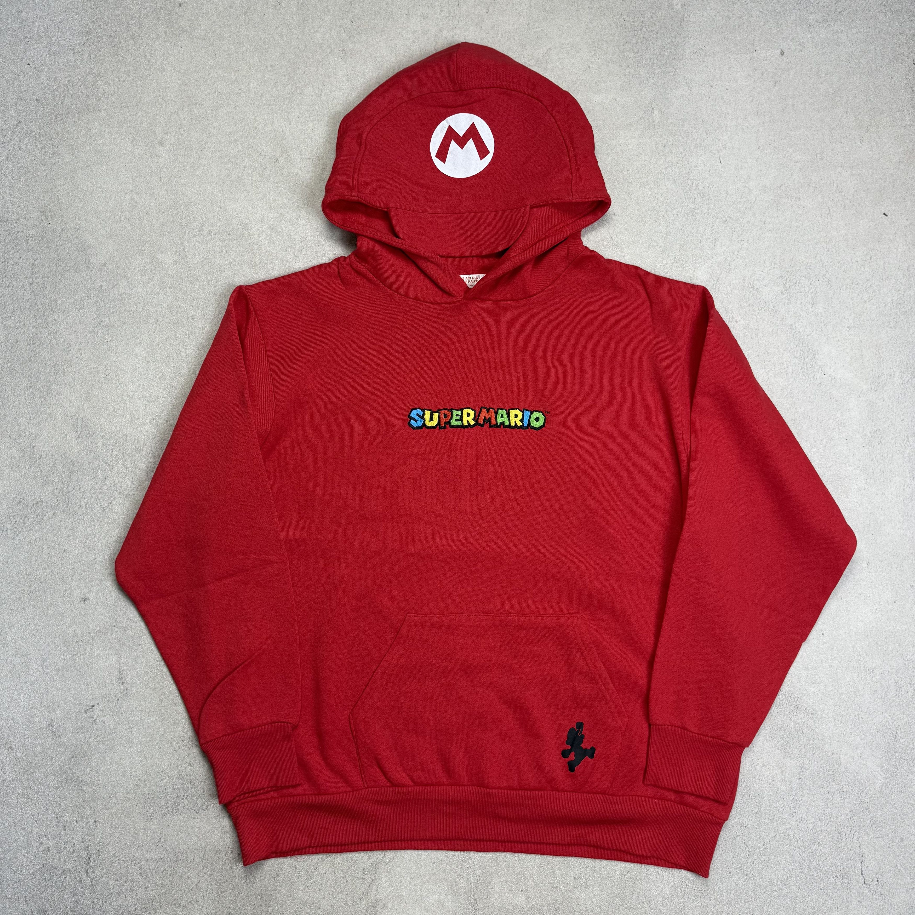 Japanese Brand Maris rock red stripped cat ear hoodie | Grailed