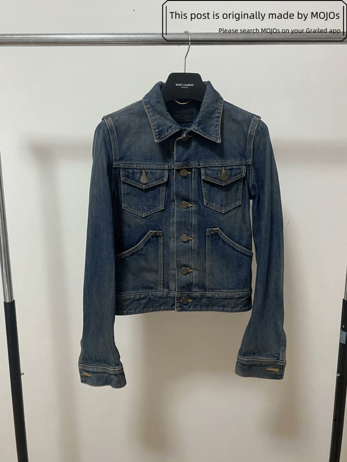 Men's Saint Laurent Paris Denim Jackets | Grailed