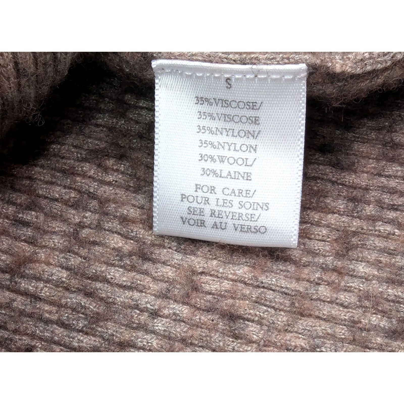 Ronny Kobo Torn by Ronny Kobo Cardigan Women S Wool Blend Long Brown Red Button / Oversized Knit Long Sleeve S Retail Womens Size S / US 4 / IT 40 - 3 Thumbnail