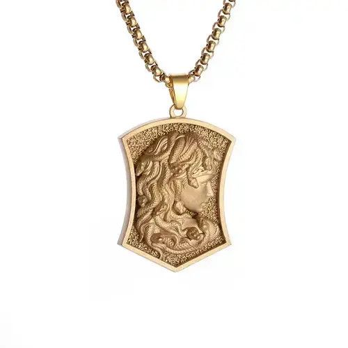 Other Gothic Medusa Snake Necklace Size ONE SIZE - 4 Thumbnail