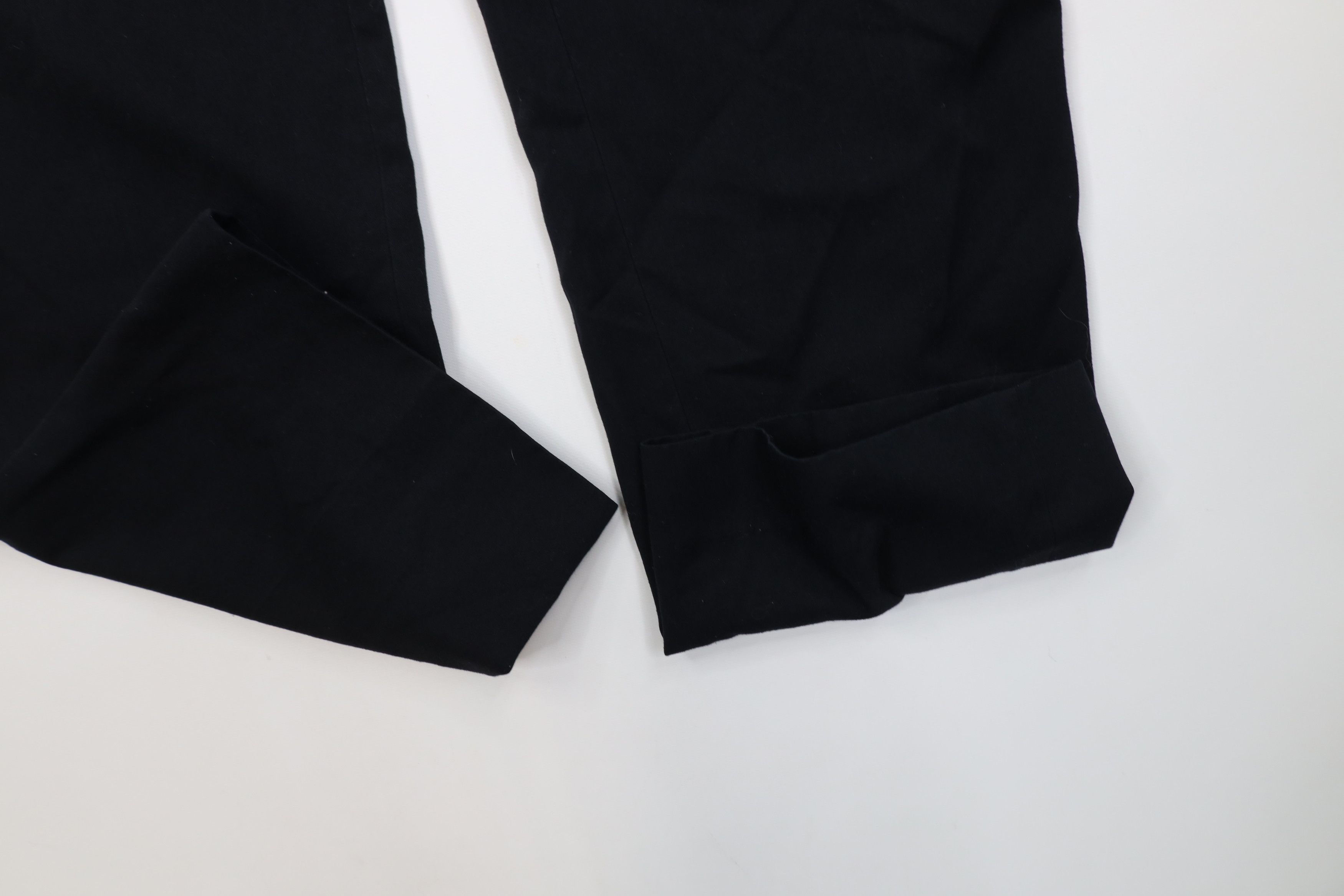 Vintage Vintage 90s Streetwear Distressed Wide Leg Chino Pants Black Size US 32 / EU 48 - 5 Thumbnail