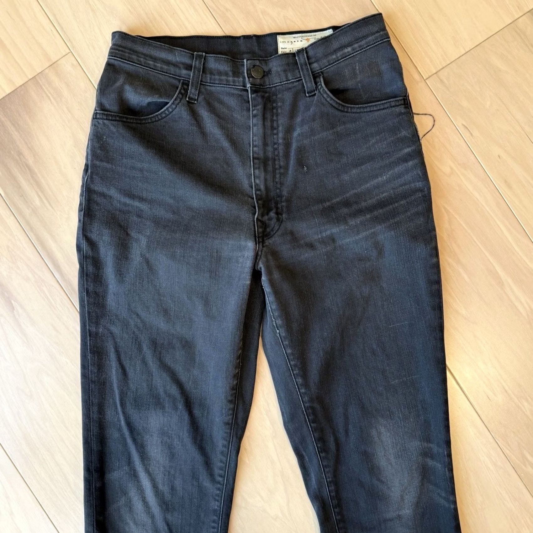Imogene + Willie Imogene and Willie Elizabeth Jeans Women's 27 Black Denim 5-Pocket Zip Classic Fit Size 27" / US 4 / IT 40 - 3 Thumbnail