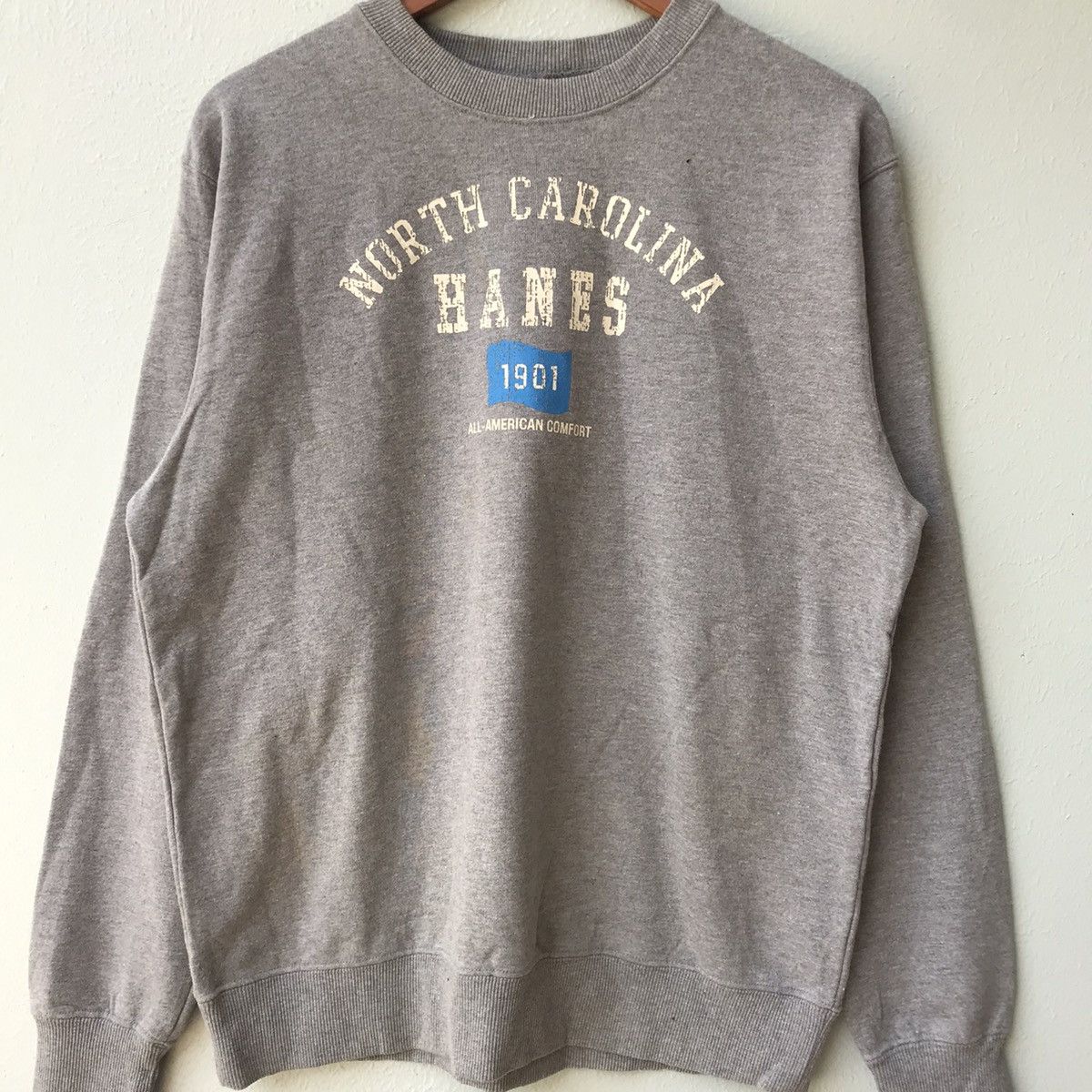 American Apparel × Hanes North carolina Hanes sweatshirt crewneck Size US L / EU 52-54 / 3 - 3 Thumbnail