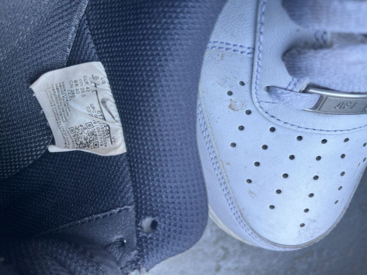 Nike Black air force 1 with velcro on the logo Size US 9 / EU 42 - 8 Thumbnail