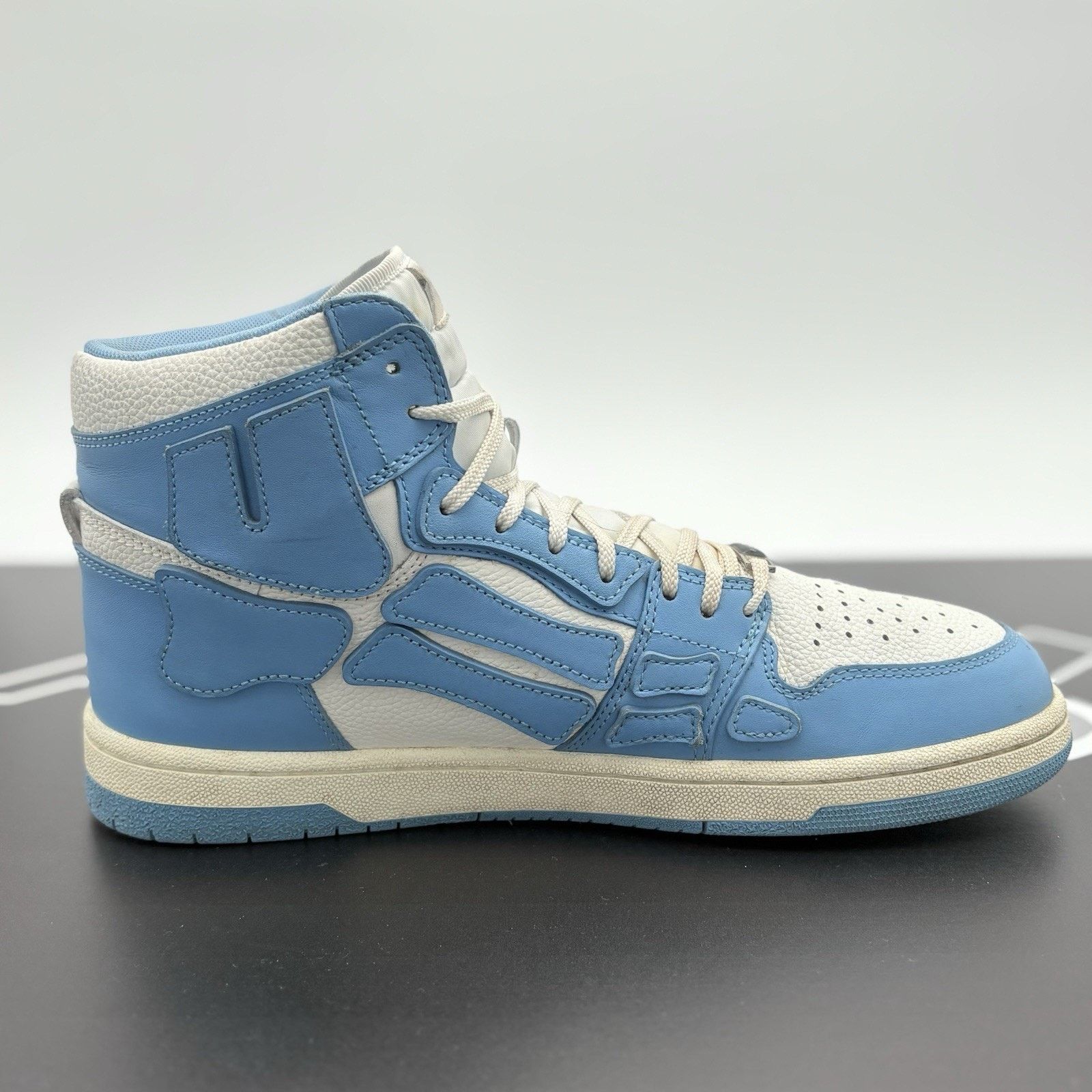 Amiri Amiri Skel High Top ' Powder Blue White ' | GREAT CONDITION! Size US 11 / EU 44 - 10 Thumbnail