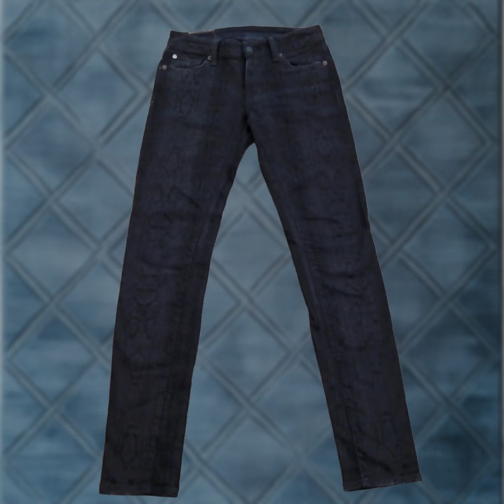 Ralph Lauren Ralph Lauren Denim & Supply Jeans Womens Skinny Black Animal Print Size 26 Small Inseam 30 Denim Cotton Blend Size 26" / US 2 / IT 38 - 1 Thumbnail