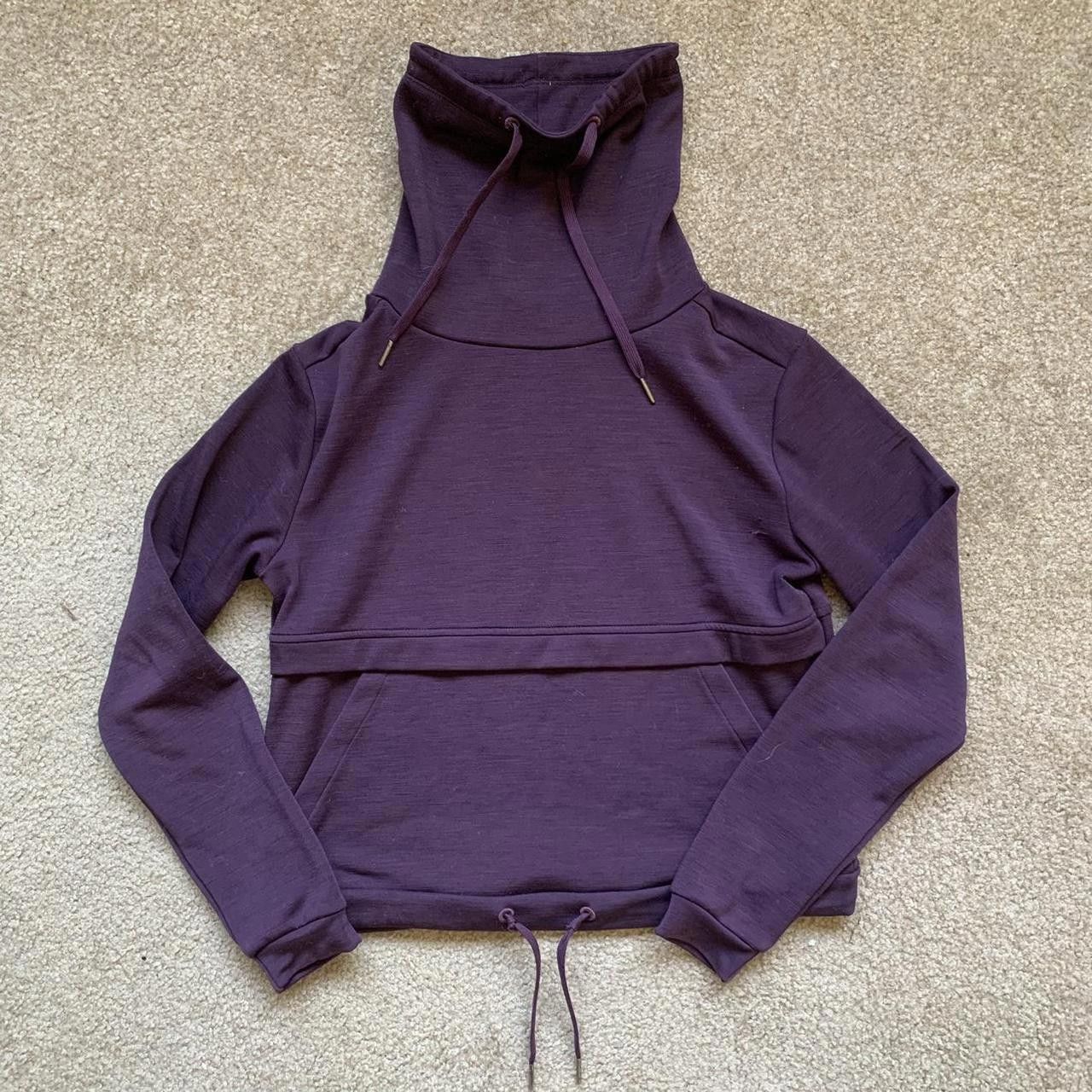 Designer Community Plum Scuba Neck Sweatshirt Size XS / US 0-2 / IT 36-38 - 1 Thumbnail