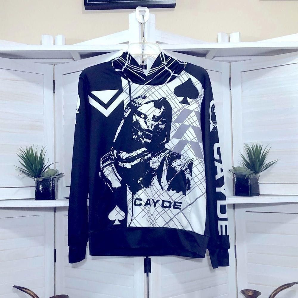Marvel Comics Cayde Marvel dark character skull black white hoodie man’s S Size US S / EU 44-46 / 1 - 1 Thumbnail