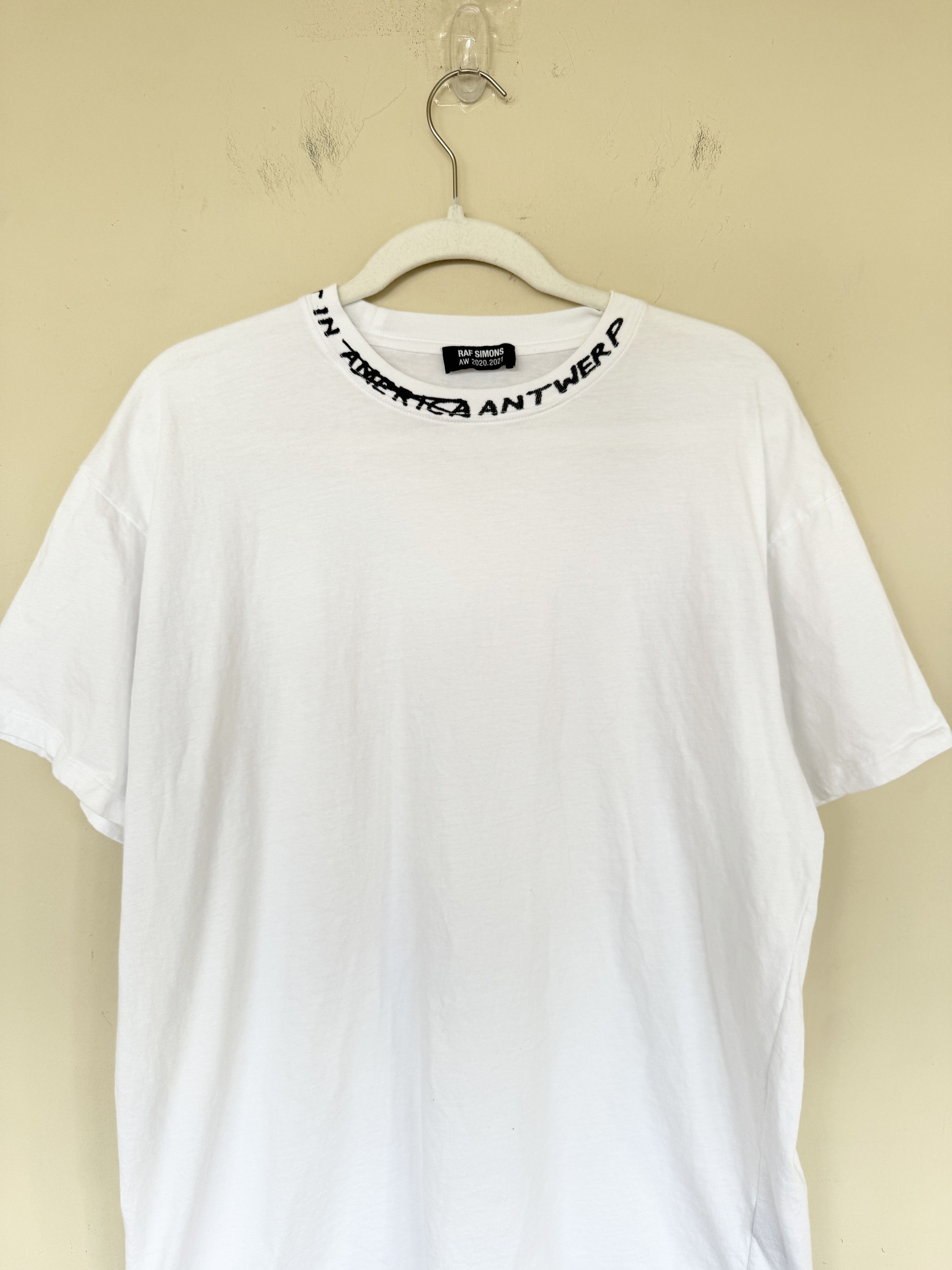Raf Simons Raf Simons Antwerp/America Tee Size US XL / EU 56 / 4 - 2 Thumbnail