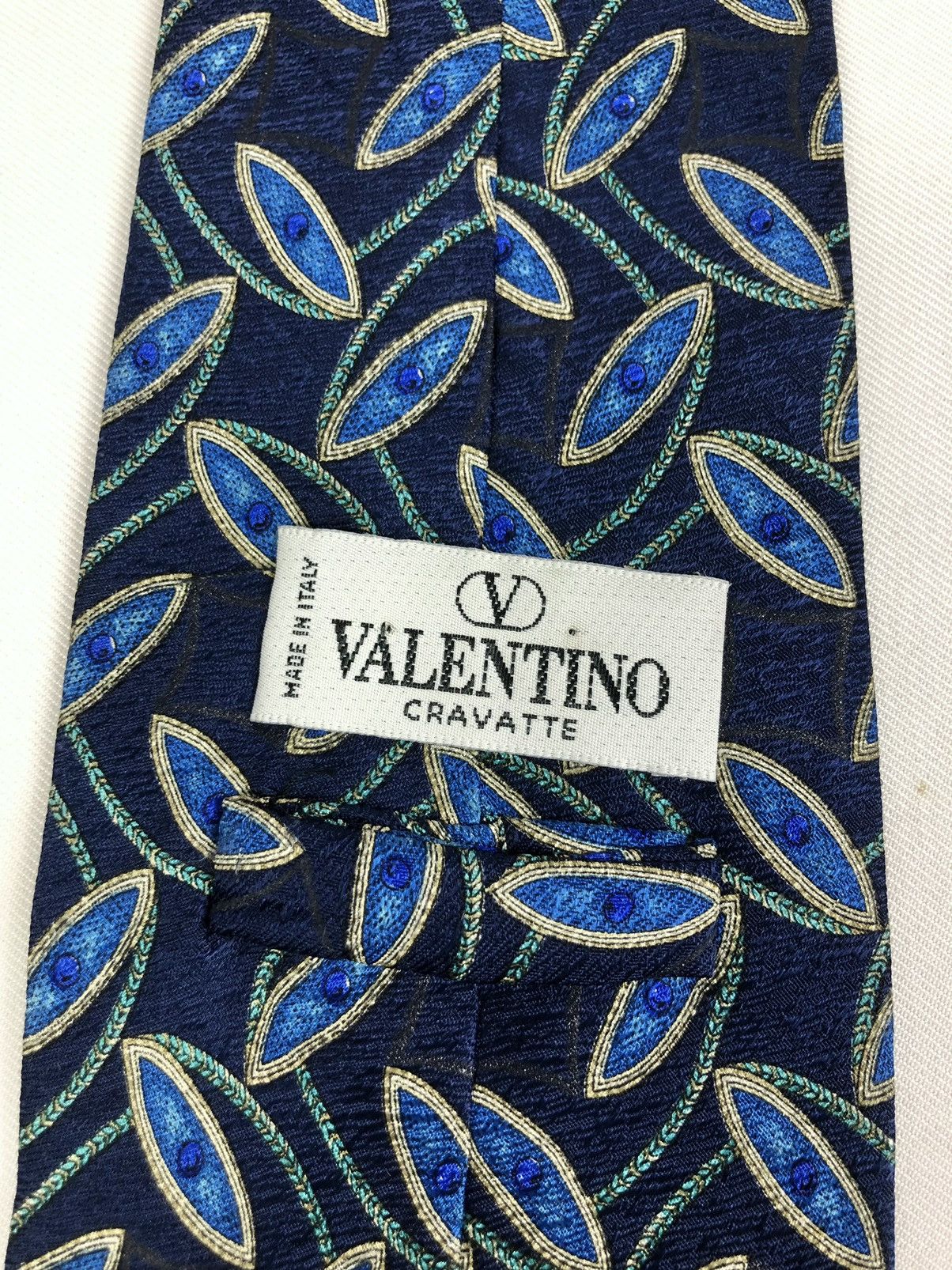 Valentino Rare Vintage Valentino Silk Tie Made in Italy Size ONE SIZE - 7 Thumbnail