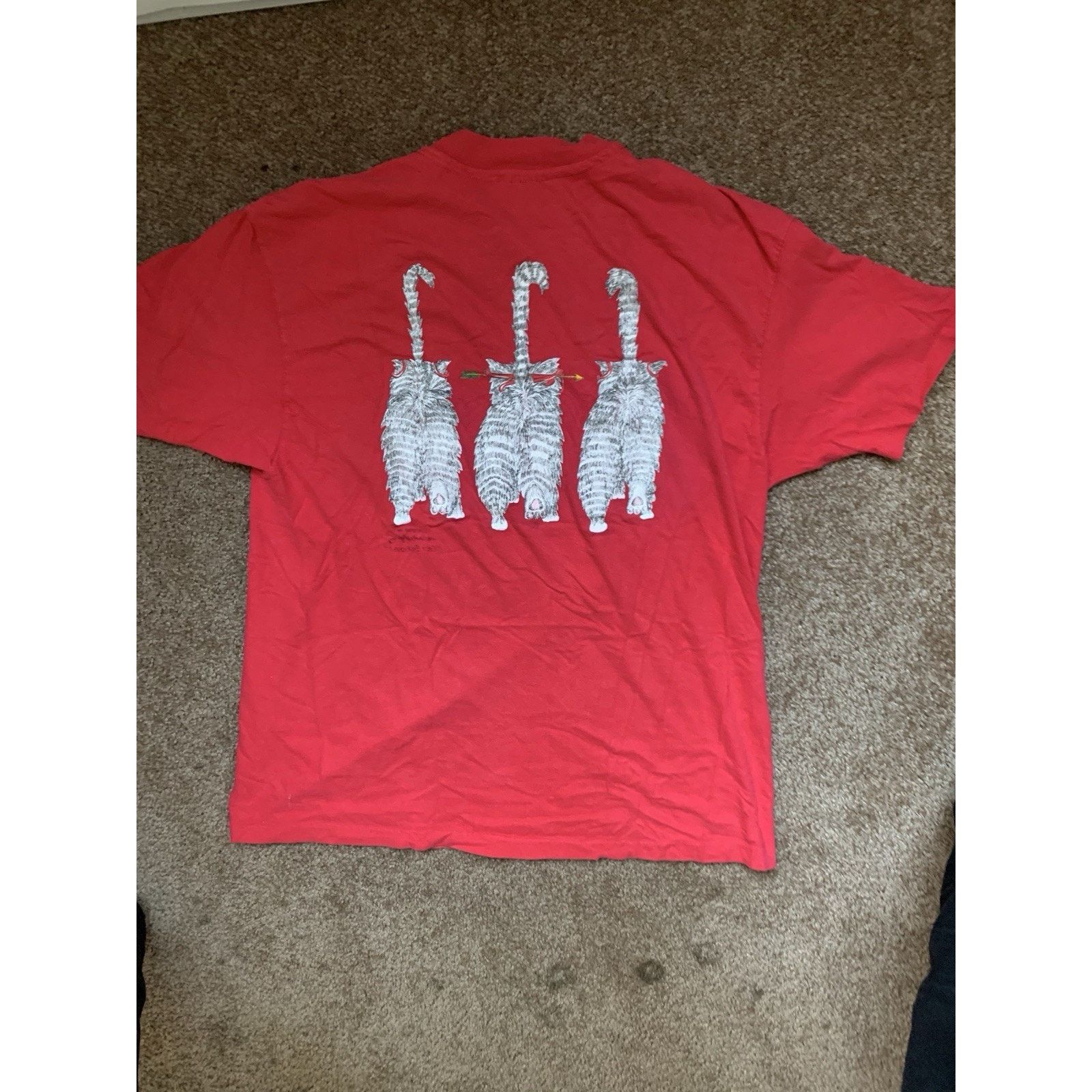 Hanes Vtg 1991 Cat Comedic Carol Montgomery Tee Size Large Size US L / EU 52-54 / 3 - 4 Thumbnail