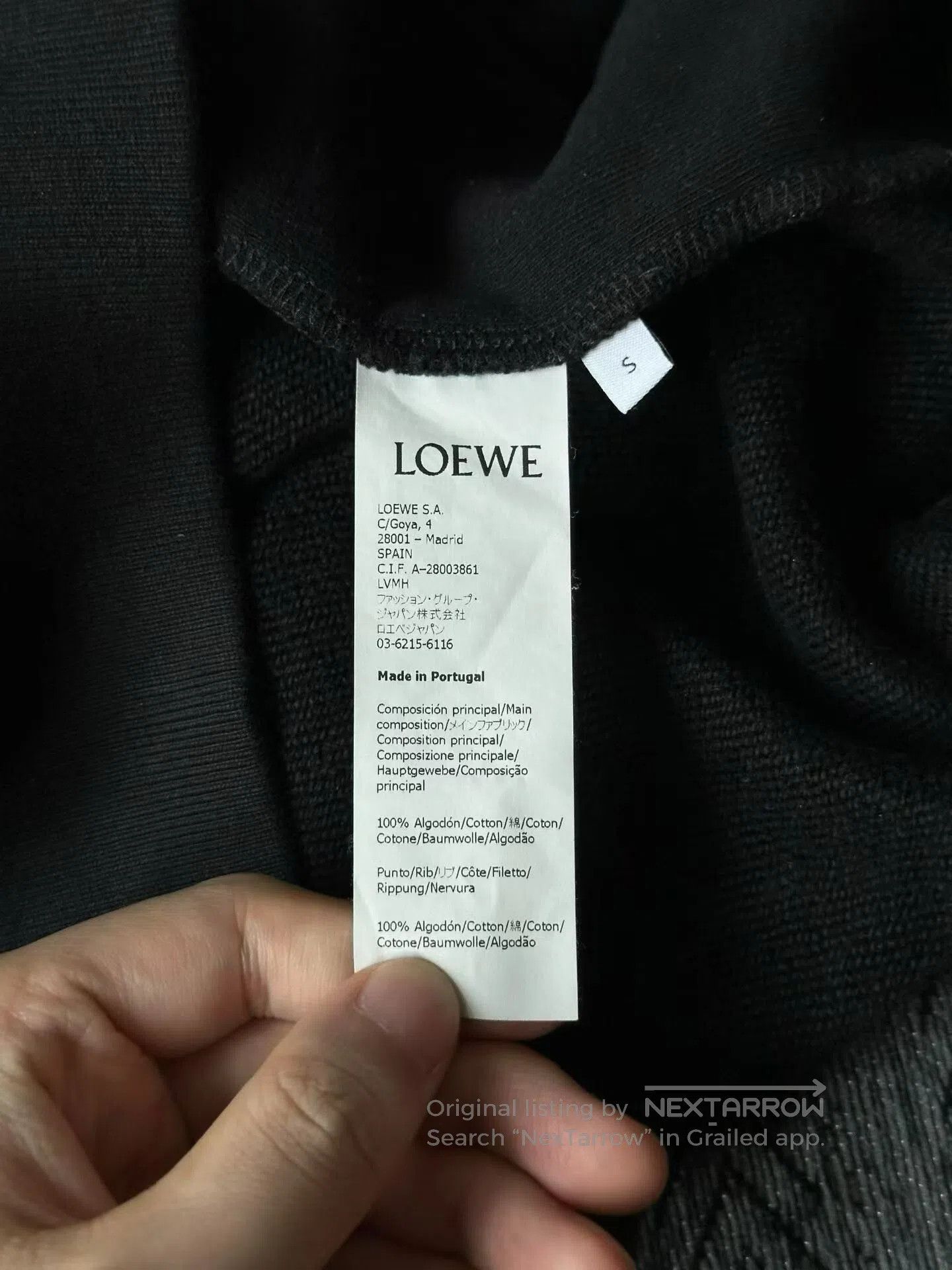 Loewe Loewe Stitch Detail Hoodie. Size US S / EU 44-46 / 1 - 4 Thumbnail