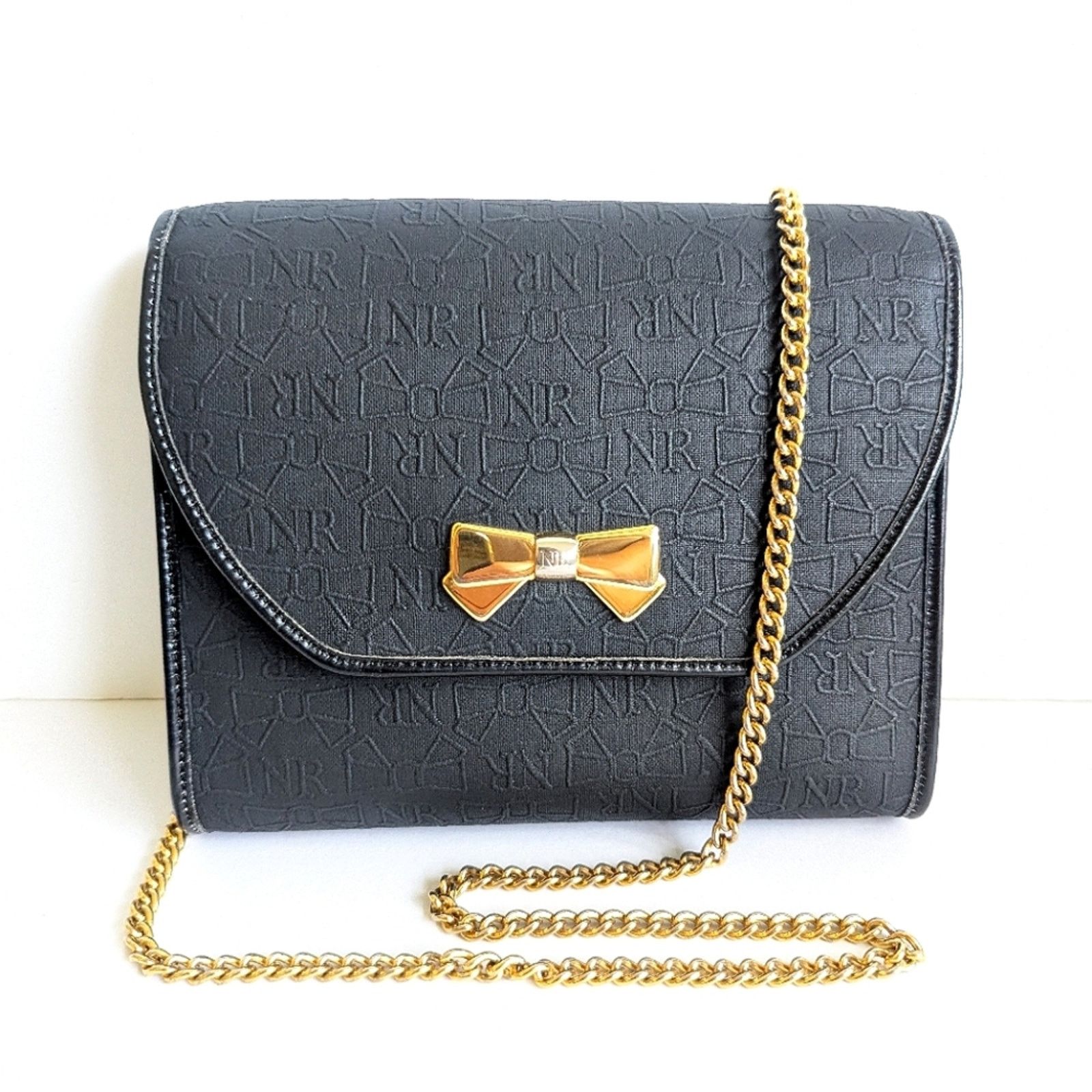 Nina Ricci Nina Ricci Front Flap 90's Vintage Chain Shoulder Bag Size ONE SIZE - 1 Thumbnail