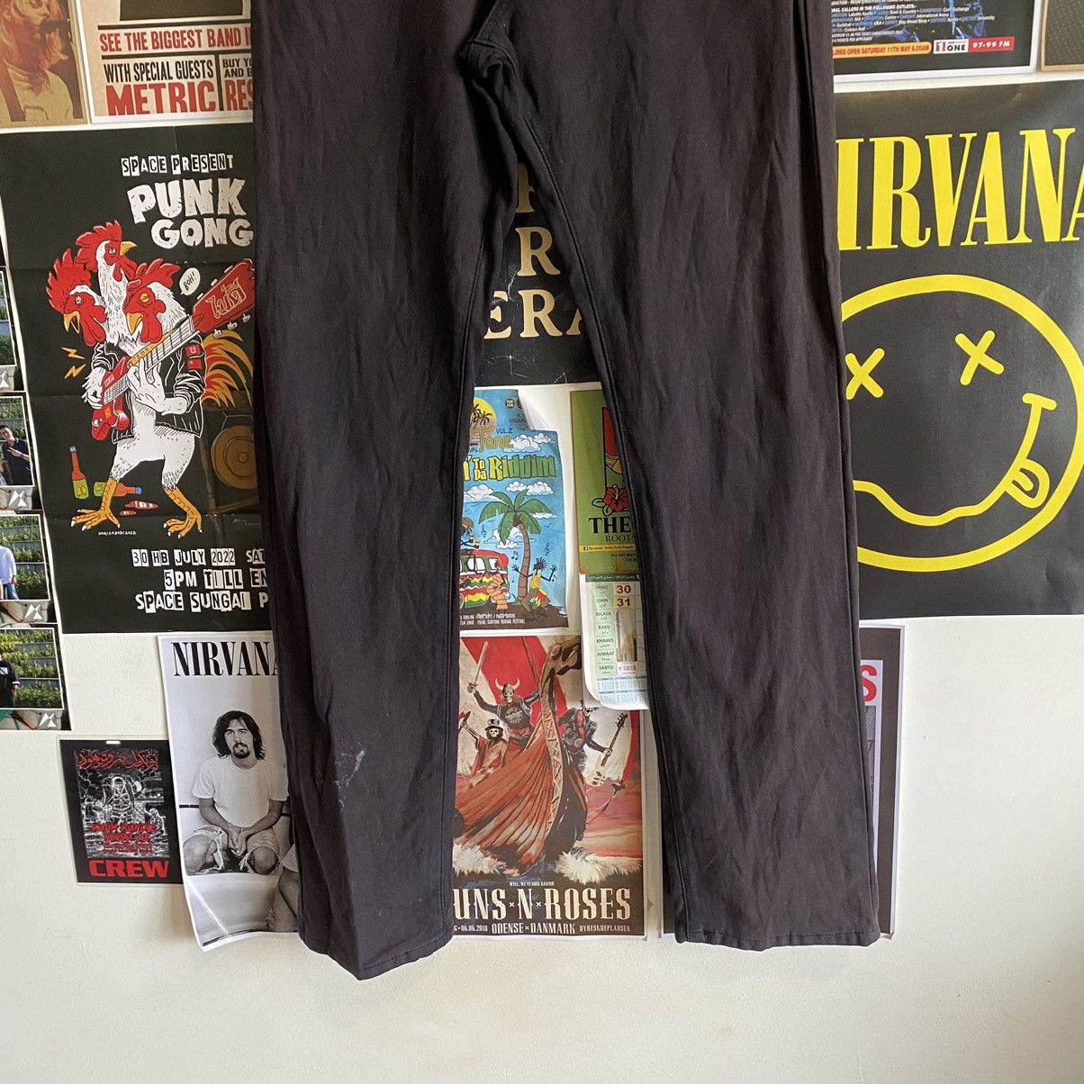 Edwin Vintage Edwin Jersey Black Denim Size US 30 / EU 46 - 3 Thumbnail