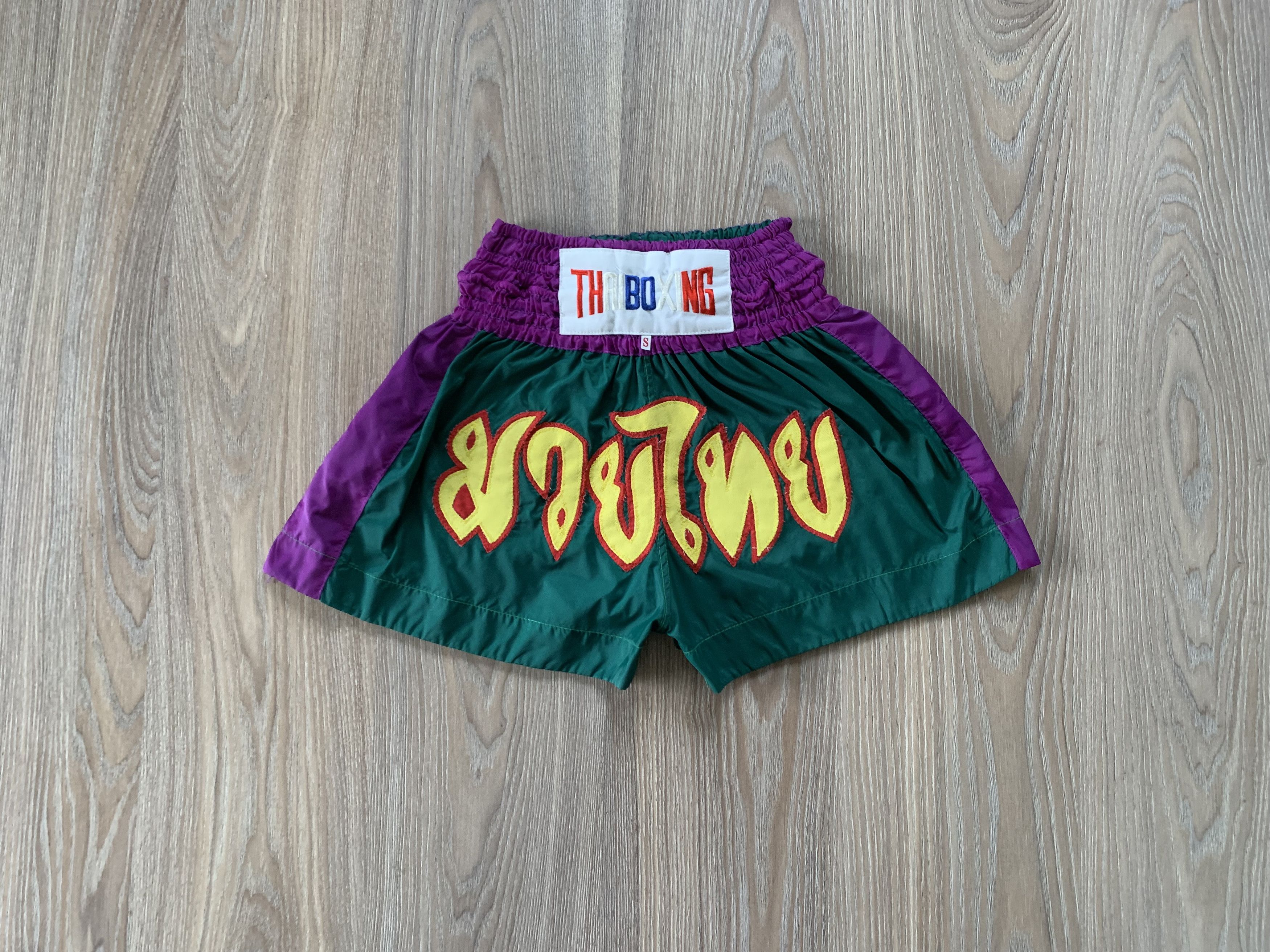 Japanese Brand Vintage Muay Thai Boxing Embroided Shorts Size US 30 / EU 46 - 1 Thumbnail