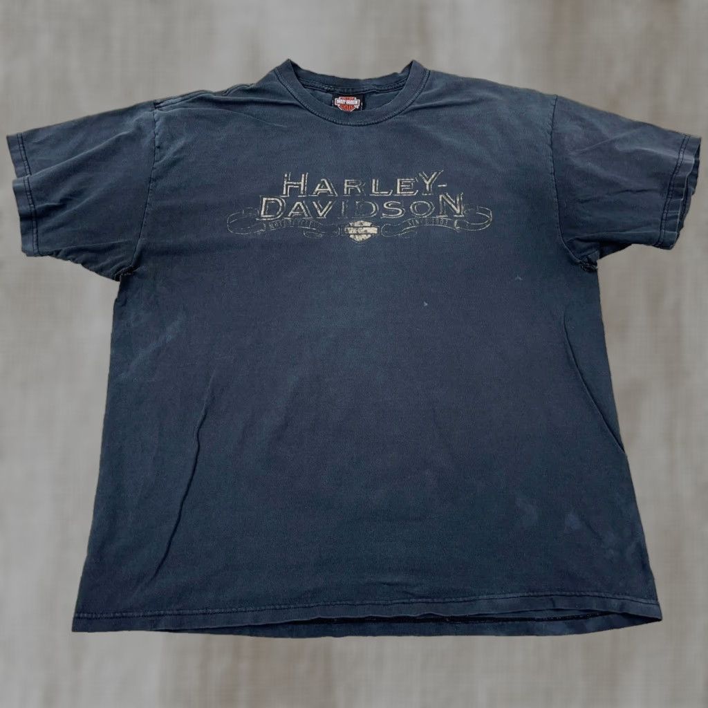 Harley Davidson VINTAGE Harley-Davidson Shirt Men XL Black Sun Faded Grunge Y2K Distressed Sun Faded Grunge Harley-Davidson Shirt Men XL Black Size US XL / EU 56 / 4 - 1 Thumbnail