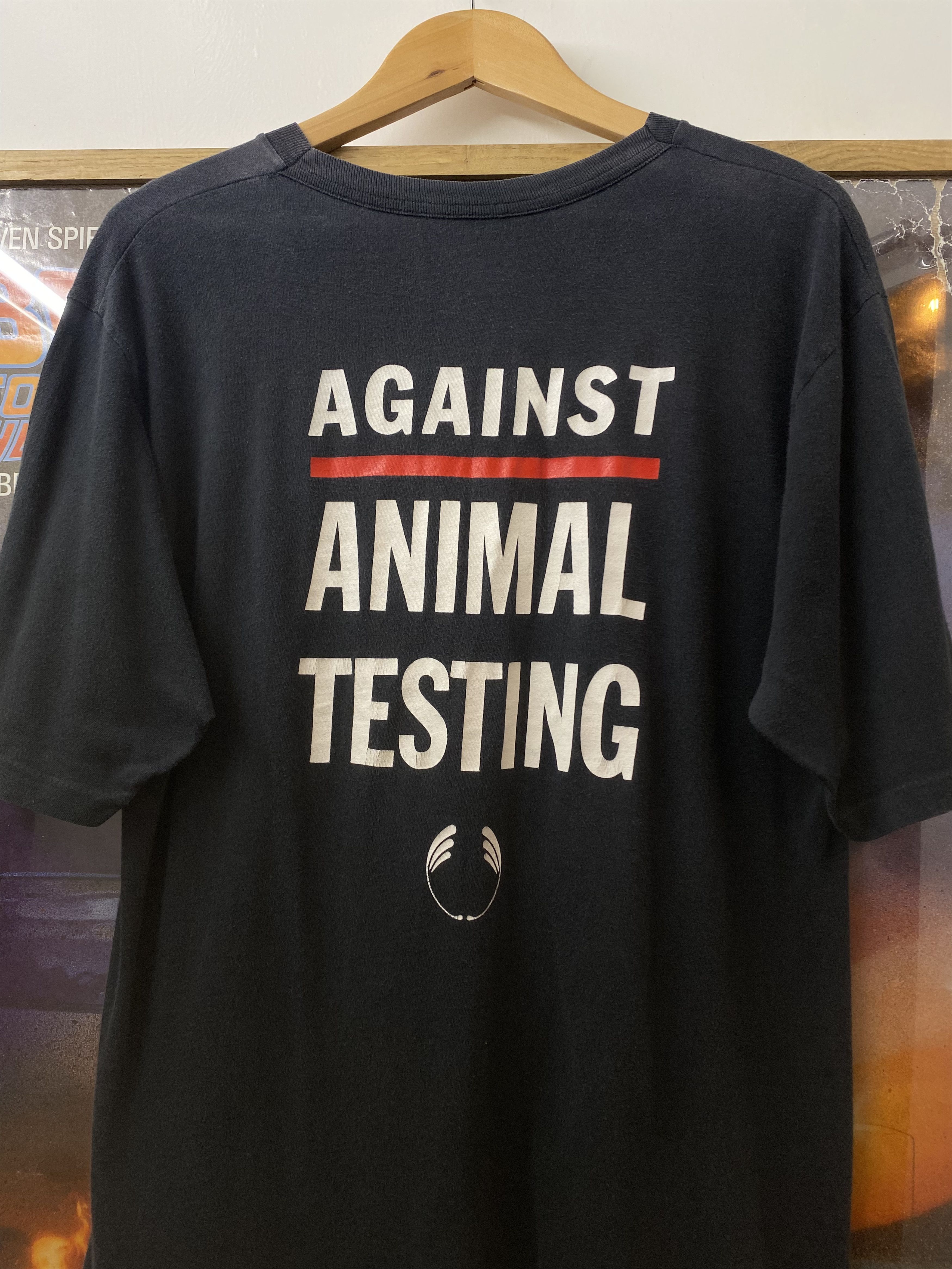 Vintage Original 90s The Body Shop Animal Rights Campaign Promo Tee Size US L / EU 52-54 / 3 - 5 Thumbnail