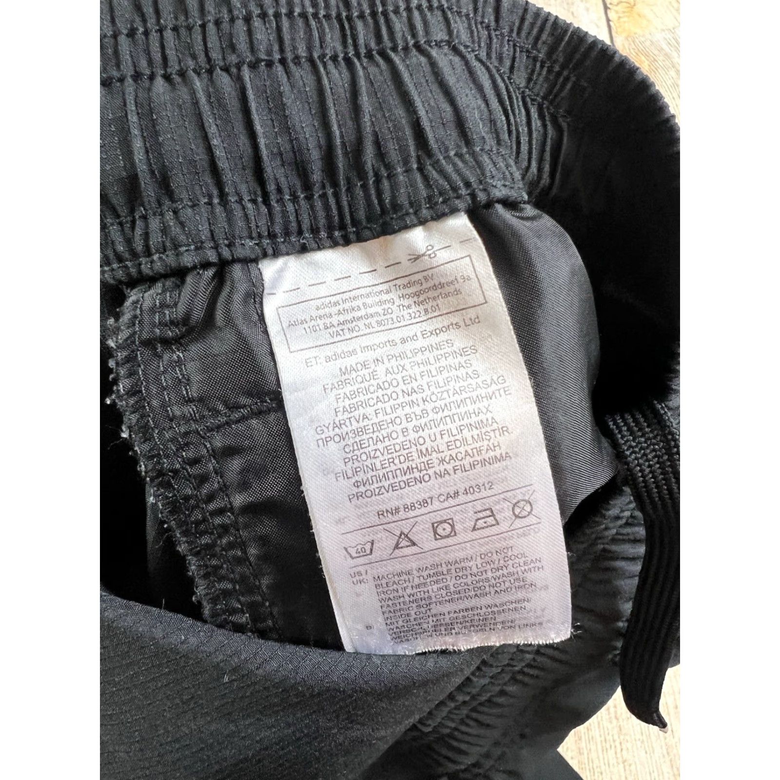 Adidas VINTAGE? No. Final: Adidas Women Pants M Black Athletic Woven Track T19 Climalite DW6867 Size 32" / US 10 / IT 46 - 4 Thumbnail