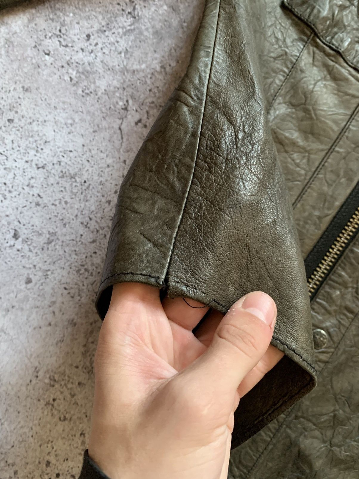 Allsaints 🔥ALLSAINTS AVANT GARDE OPIUM LEATHER JACKET Size US M / EU 48-50 / 2 - 15 Thumbnail