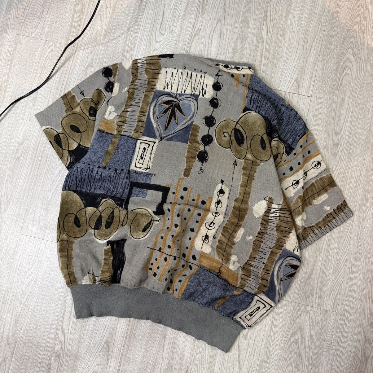 Vintage RUDOLPH VALENTINO vintage shirts abstart shanghai Size US L / EU 52-54 / 3 - 5 Thumbnail