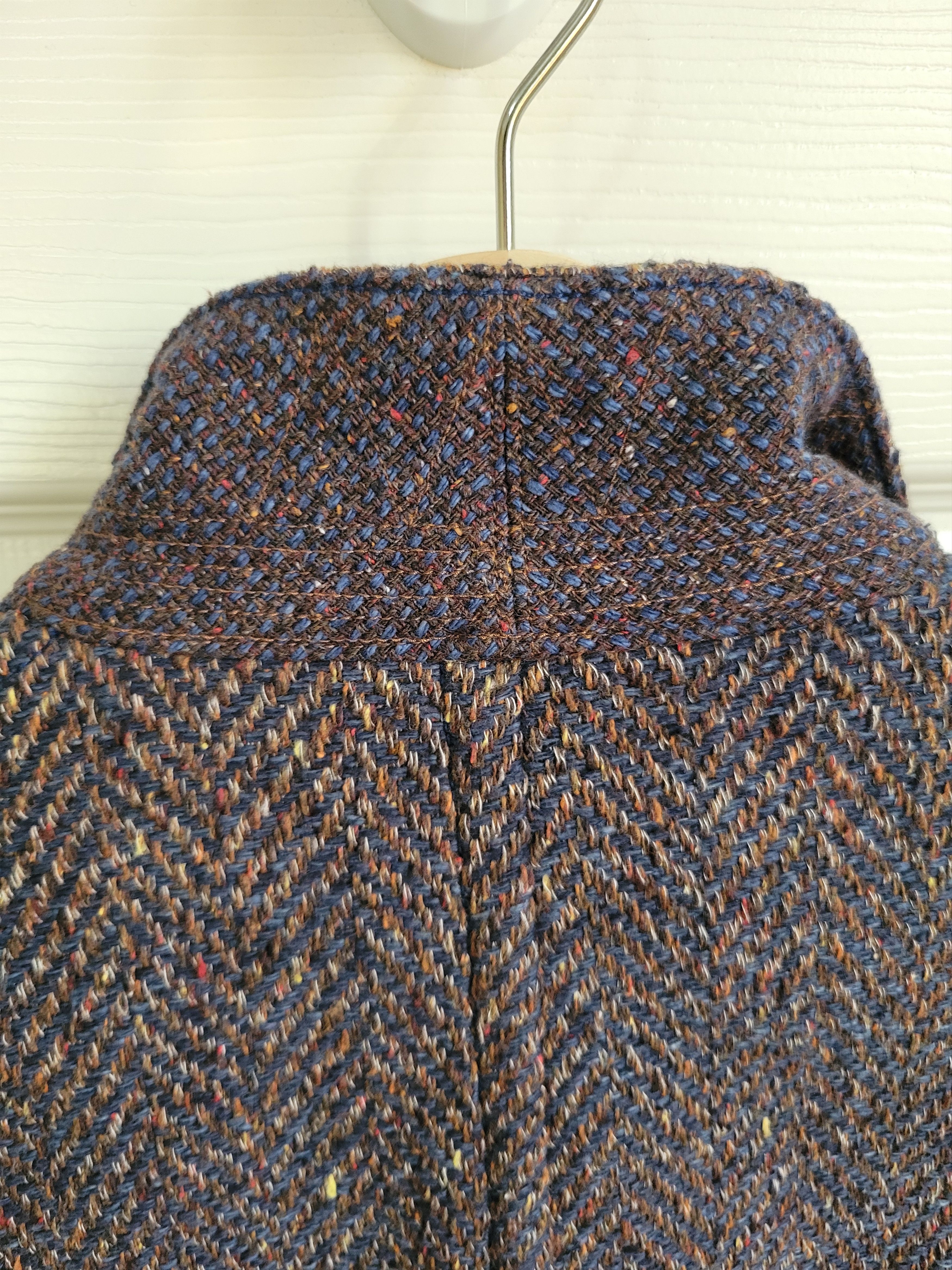 45R Indigo Kuba Tweed Blazer Jacket