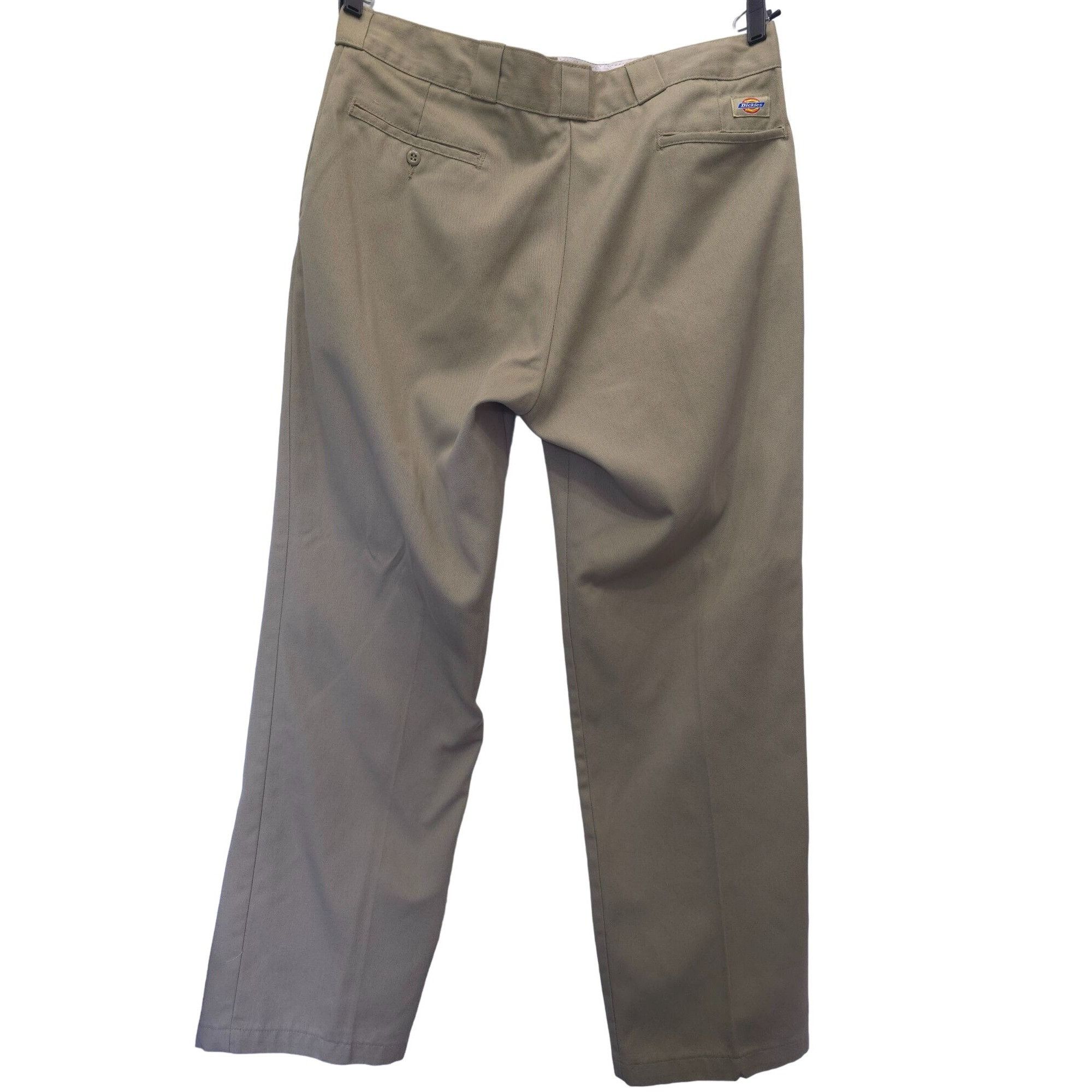 Dickies Dickies Mens 874 Original Fit Work Pants 36x32 Khaki Cotton/ Size US 36 / EU 52 - 4 Thumbnail