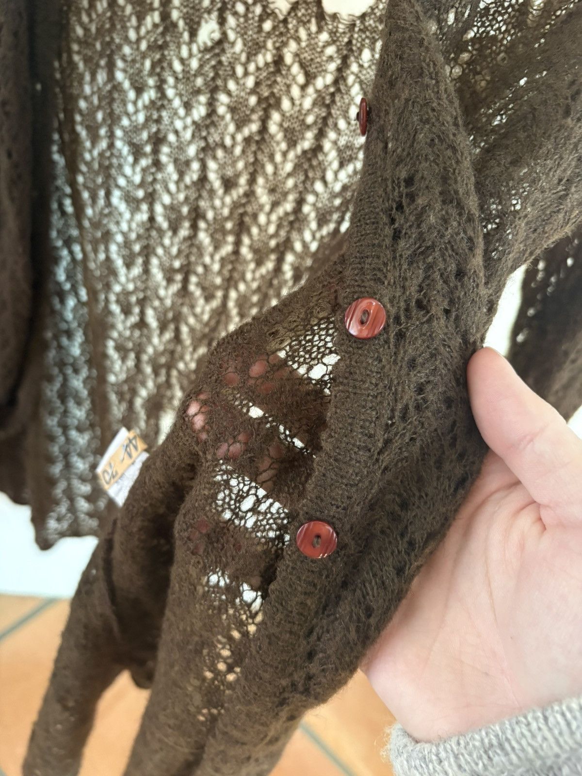 Yohji Yamamoto Yohji Yamamoto Y’s Loose Knit Cardigan Size M / US 6-8 / IT 42-44 - 4 Thumbnail